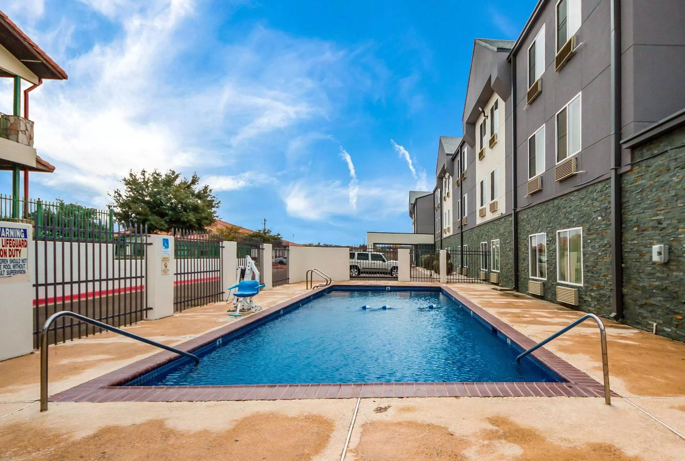 On site in Econo Lodge Laredo