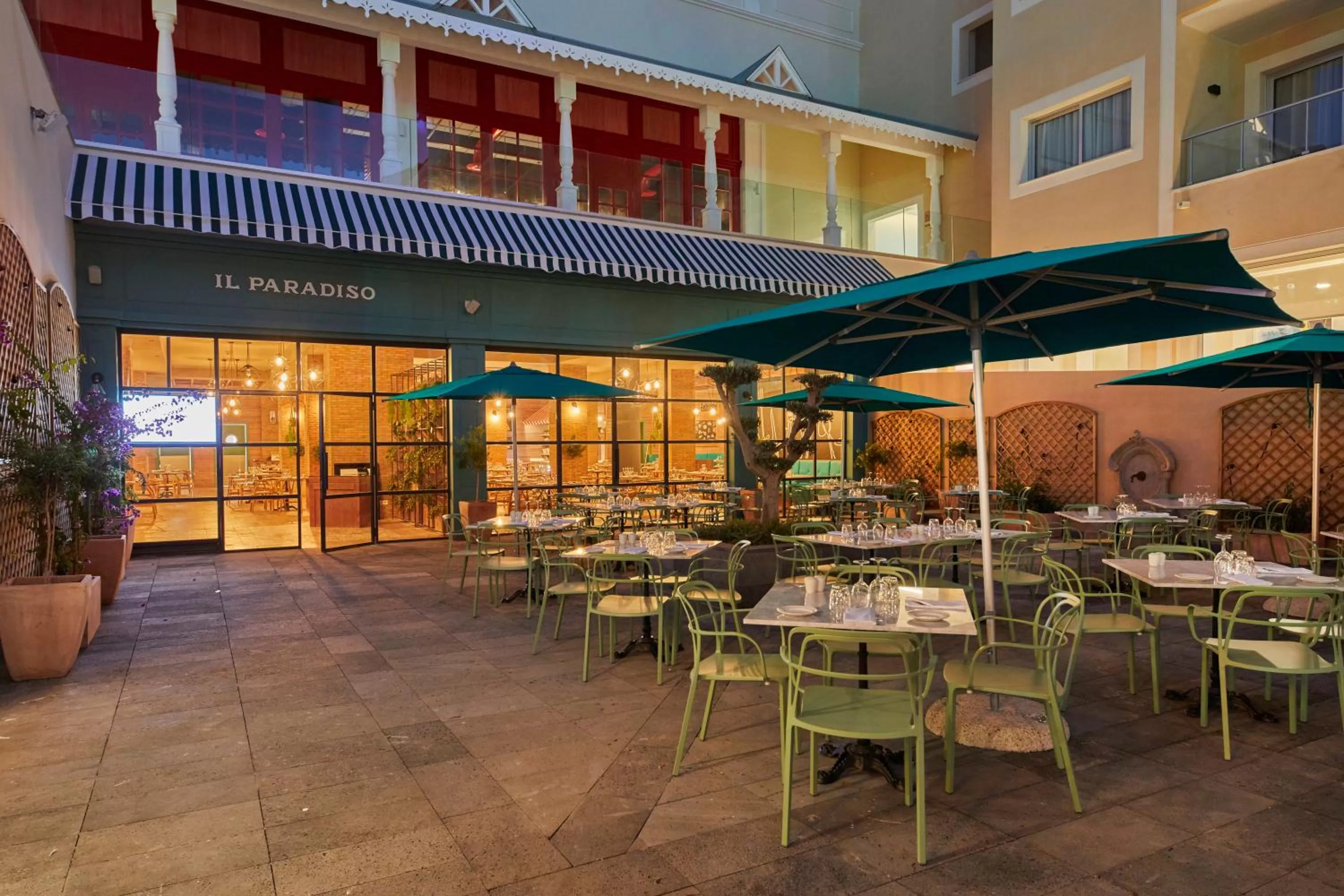 Patio in Bahia Principe Fantasia Tenerife - All Inclusive