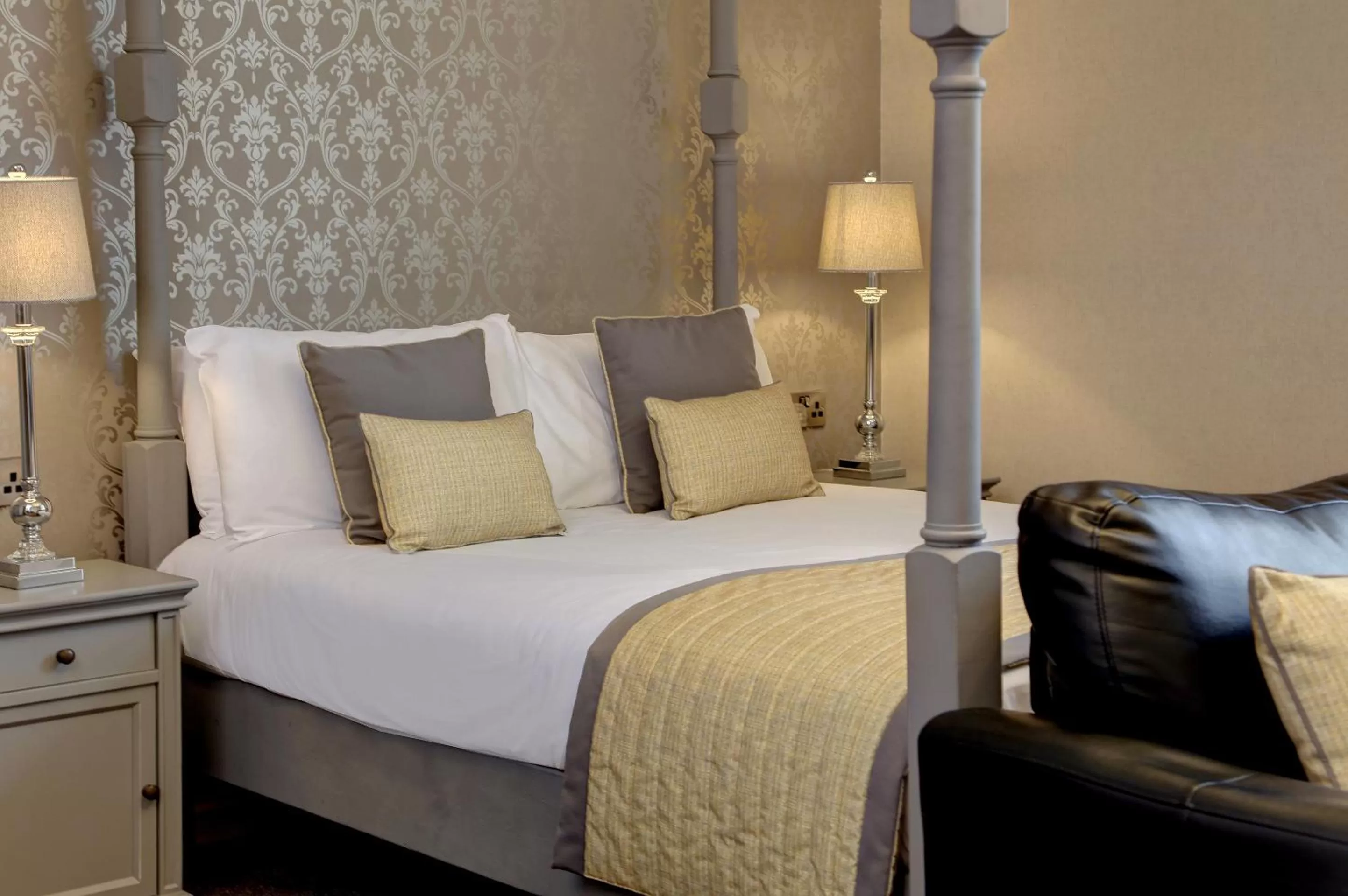Bed in Walworth Castle Hotel, BW Signature Collection