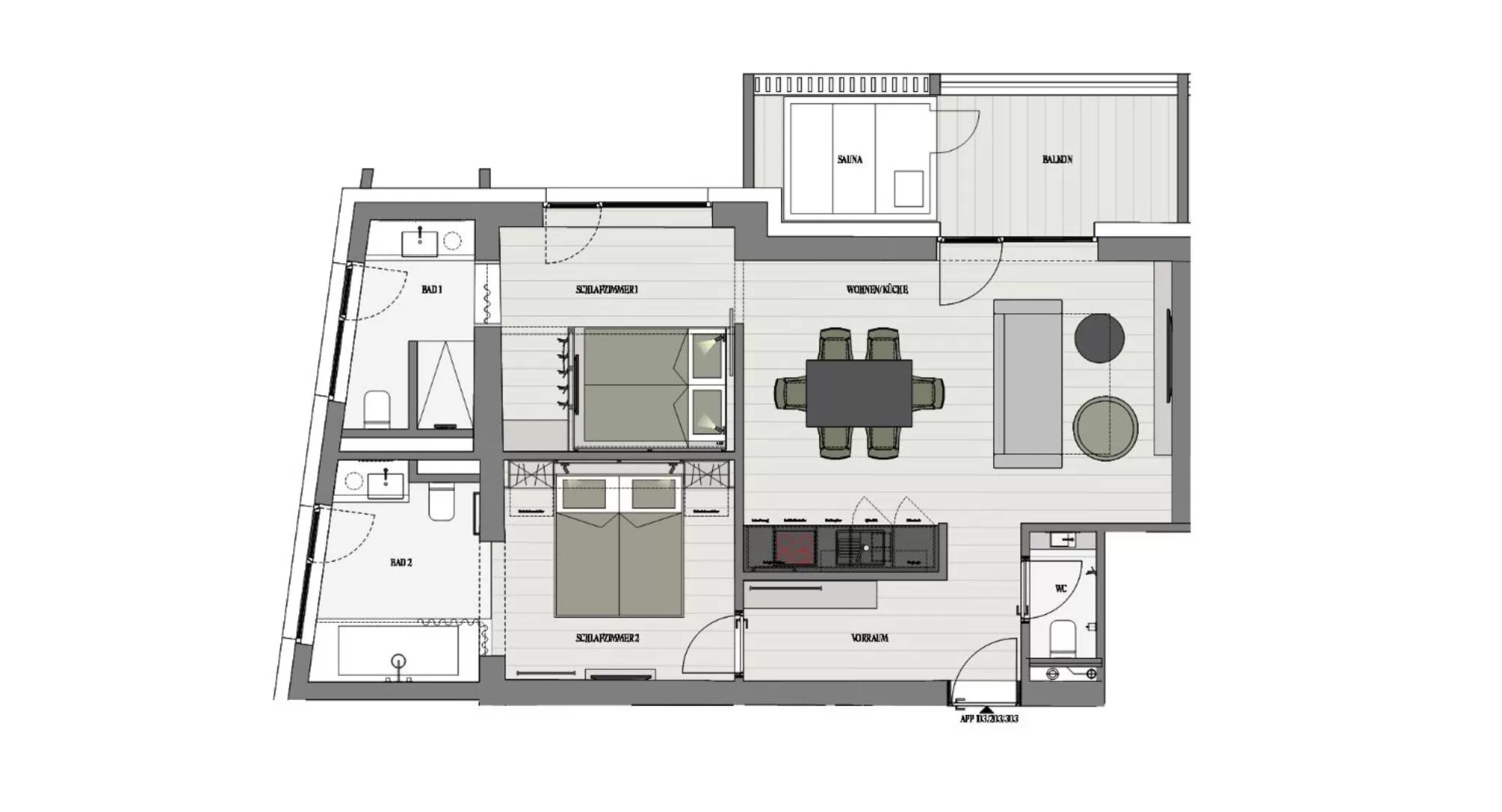 Toilet in das bleibt Alpine Suites