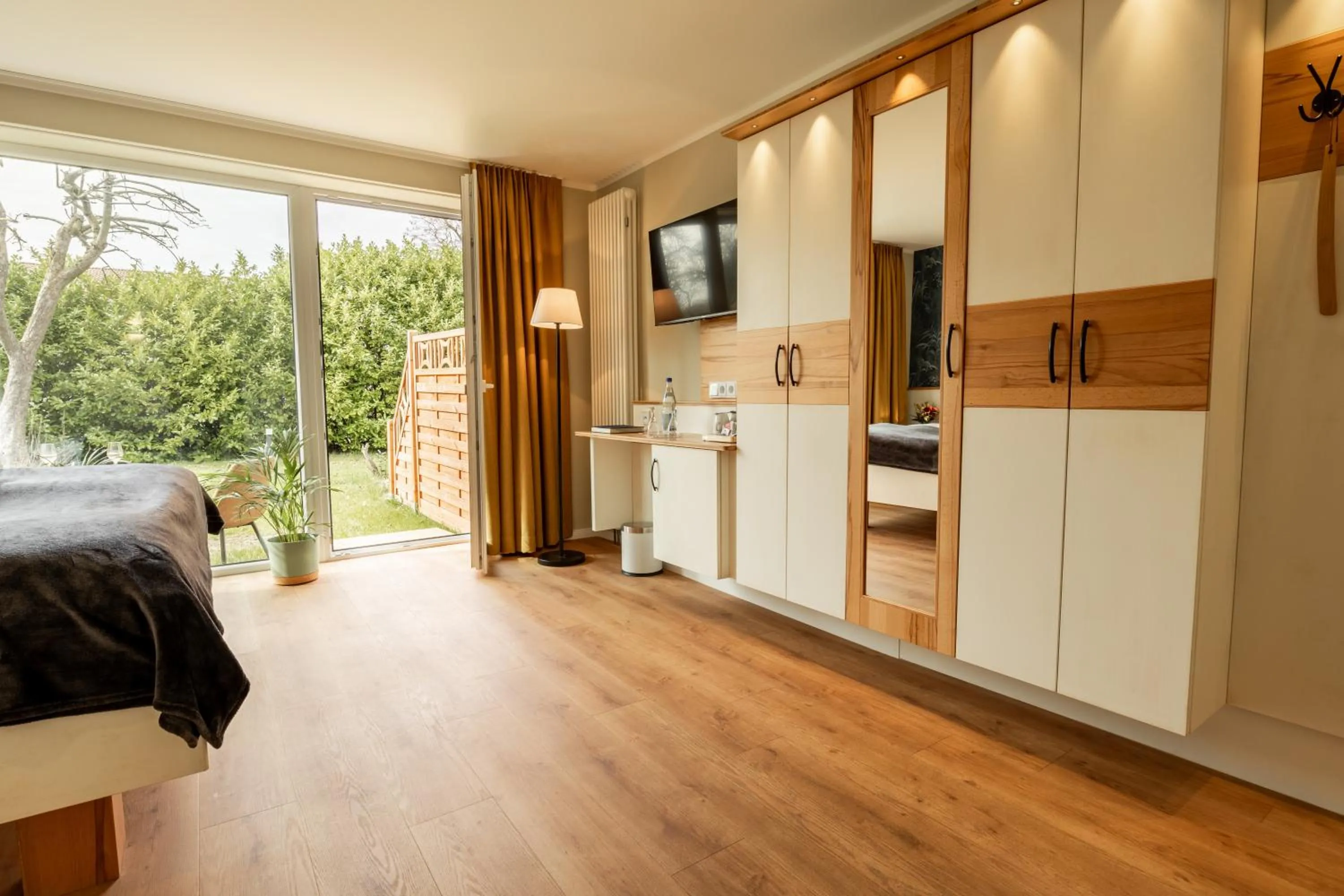 Bed in Hotel Ostseeland