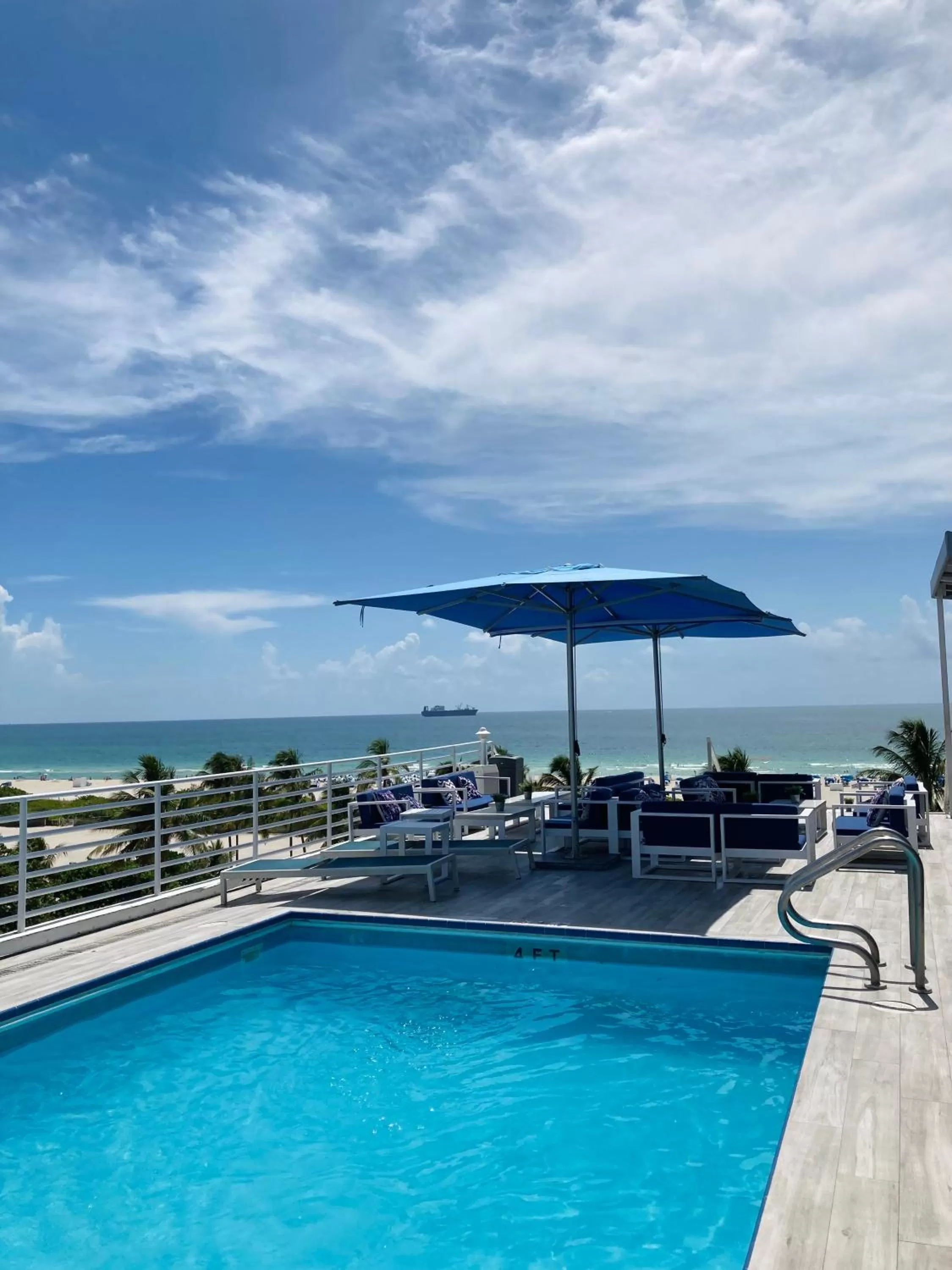Pool view, Swimming Pool in Suites at The Strand on Ocean Drive
