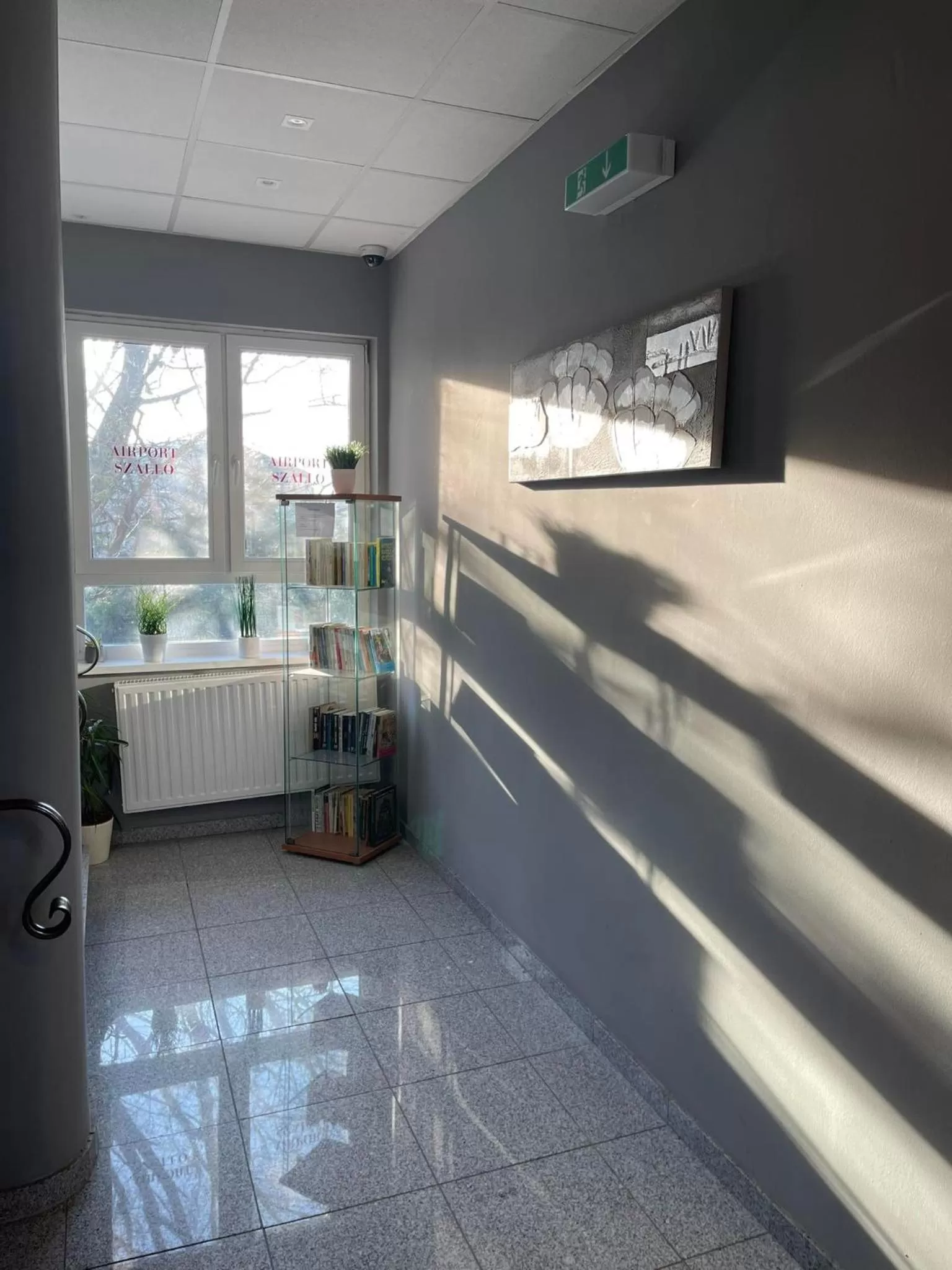 Library in Airport Szálló
