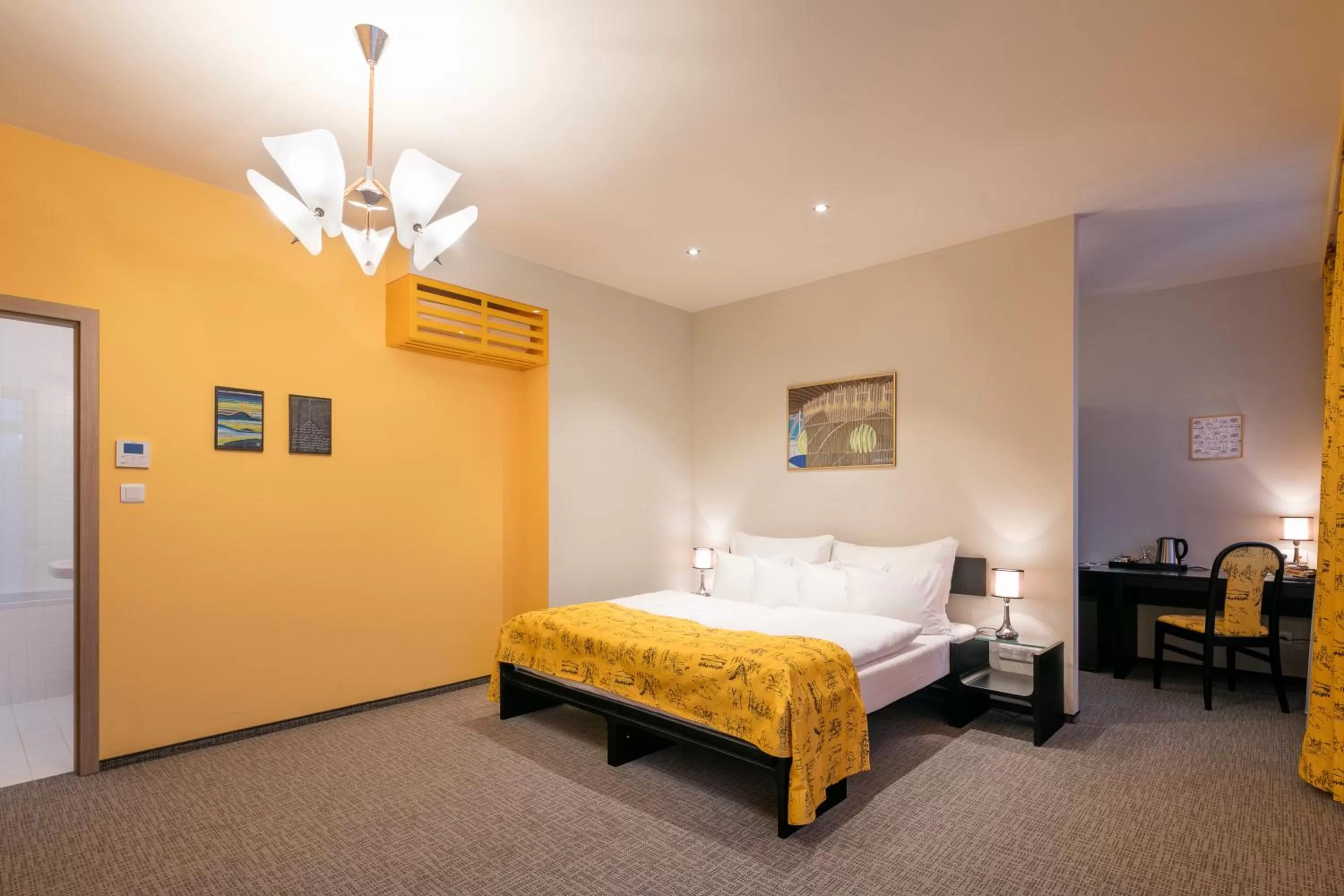 Bedroom, Bed in Pytloun Imperial Design Suites