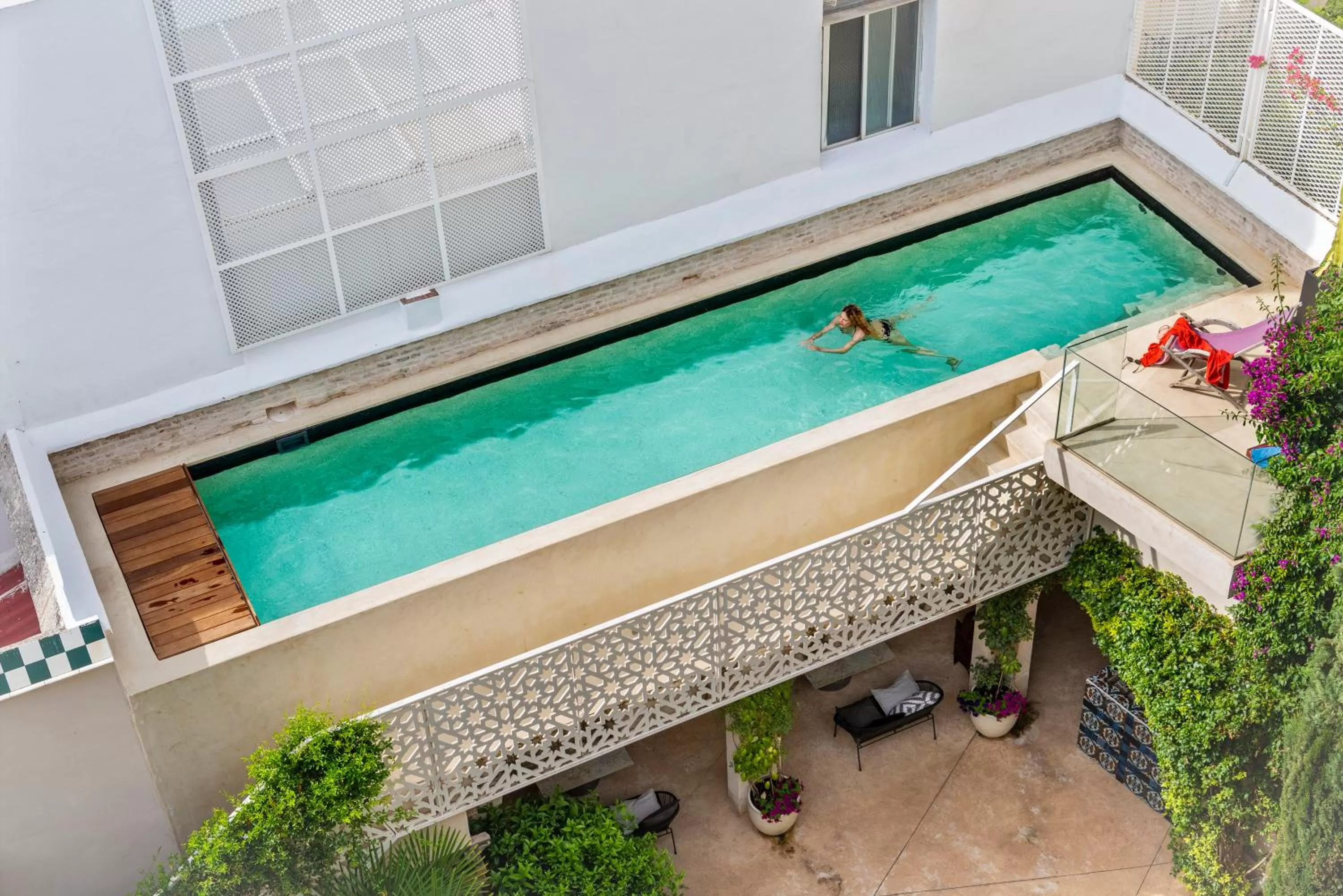 Pool View in Pájaro Rebelde