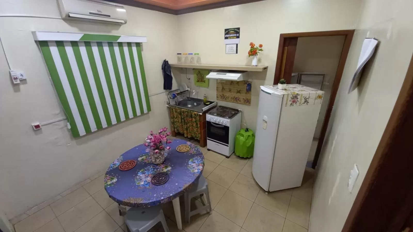 Kitchen or kitchenette, Kitchen/Kitchenette in Apart Hotel-Amazonas Shooping