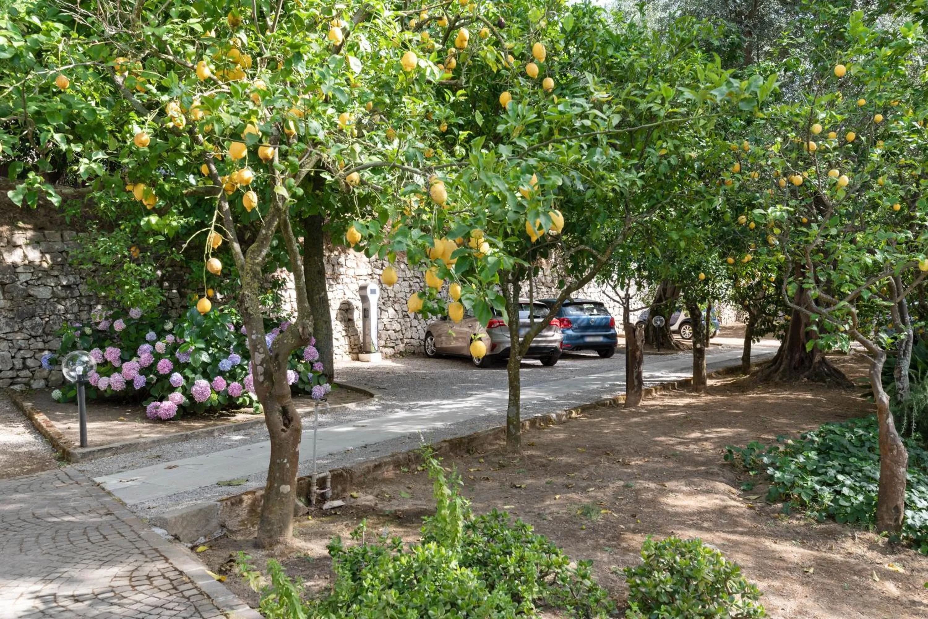 Parking in Villa Oriana Relais