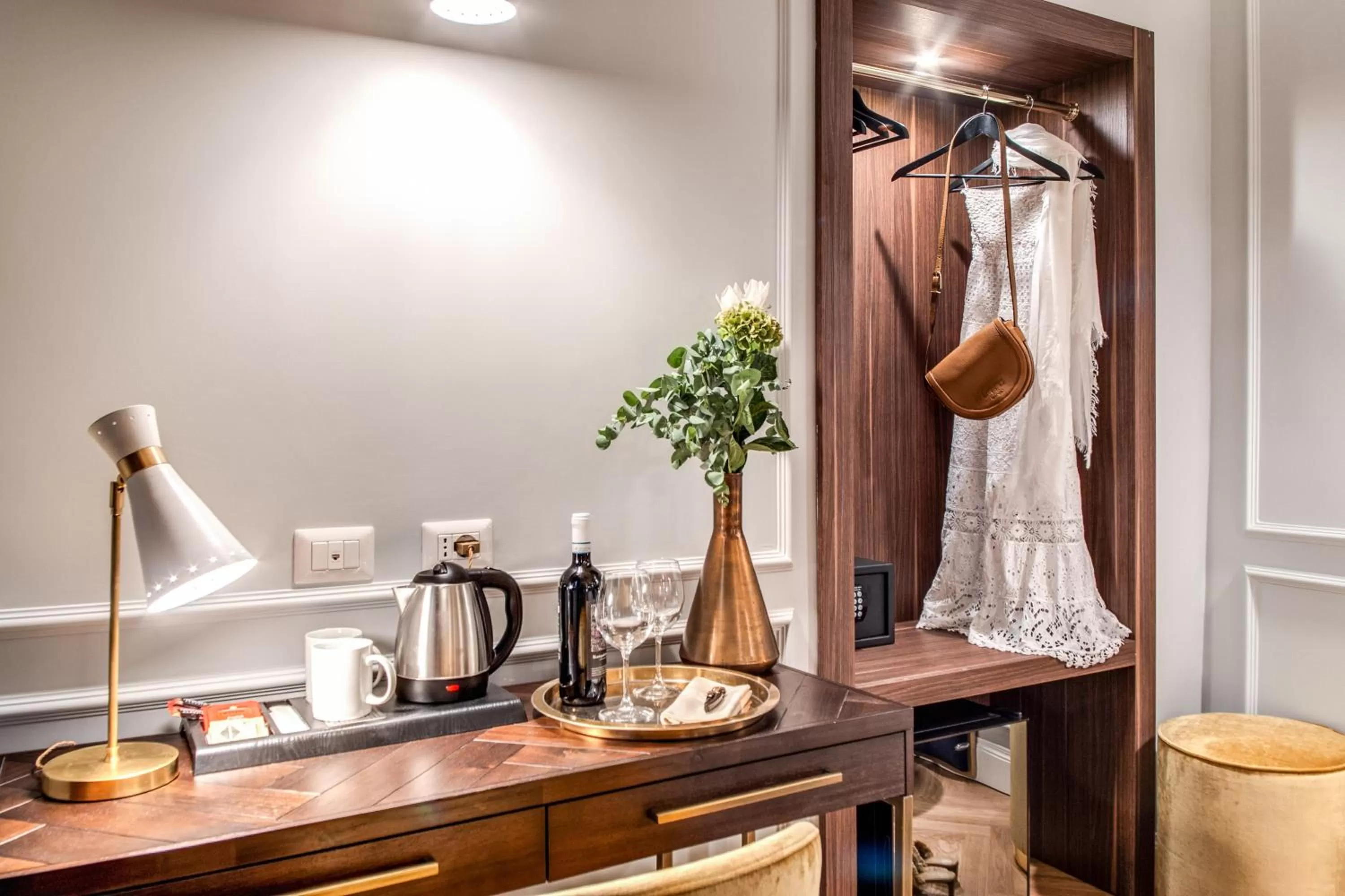 Coffee/tea facilities in Tree Charme Augusto Boutique Hotel