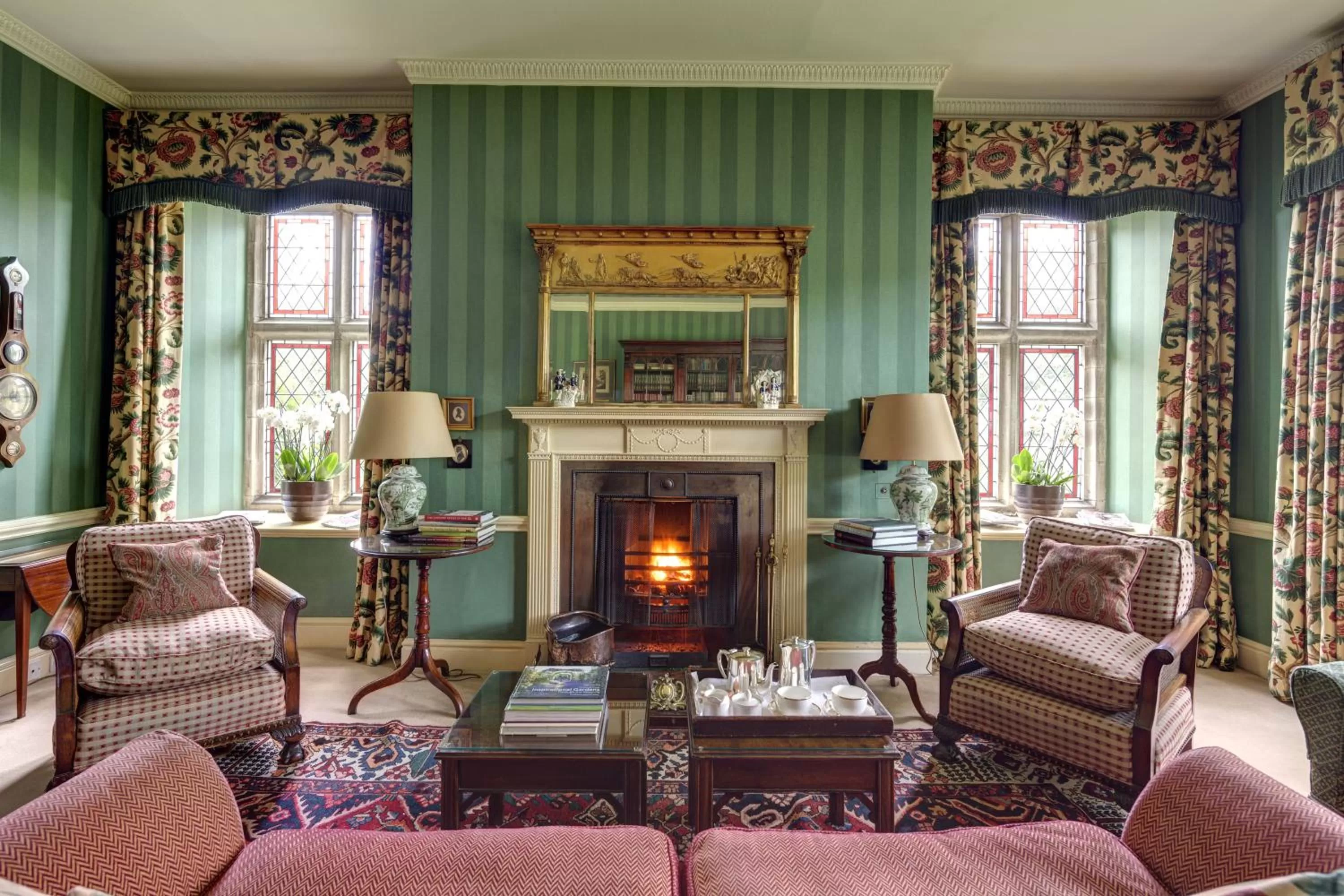 Communal lounge/ TV room in Bodysgallen Hall and Spa