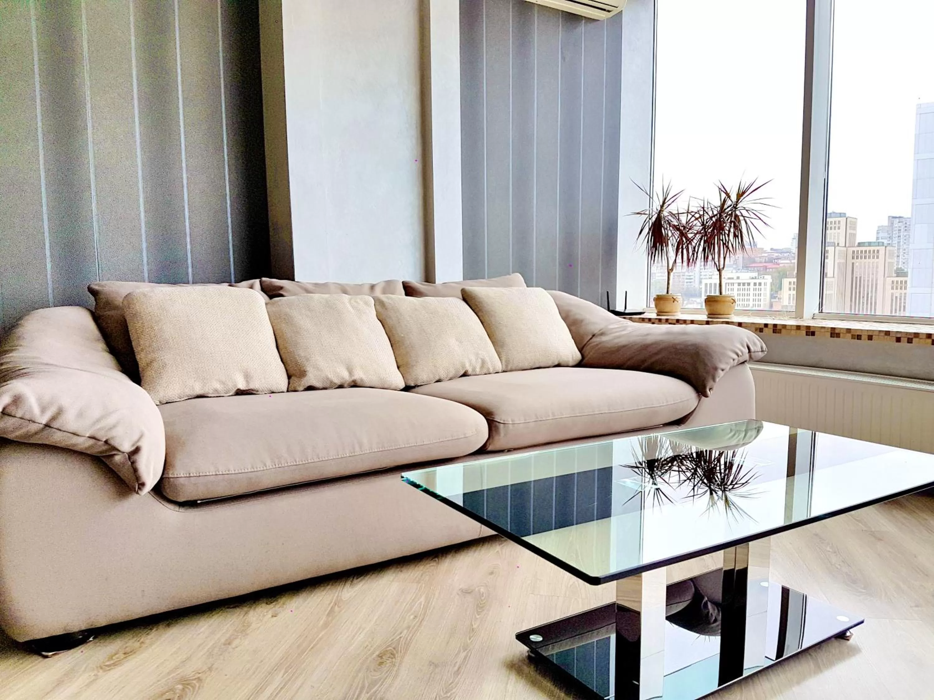 Seating area in Most City Apart-Hotel