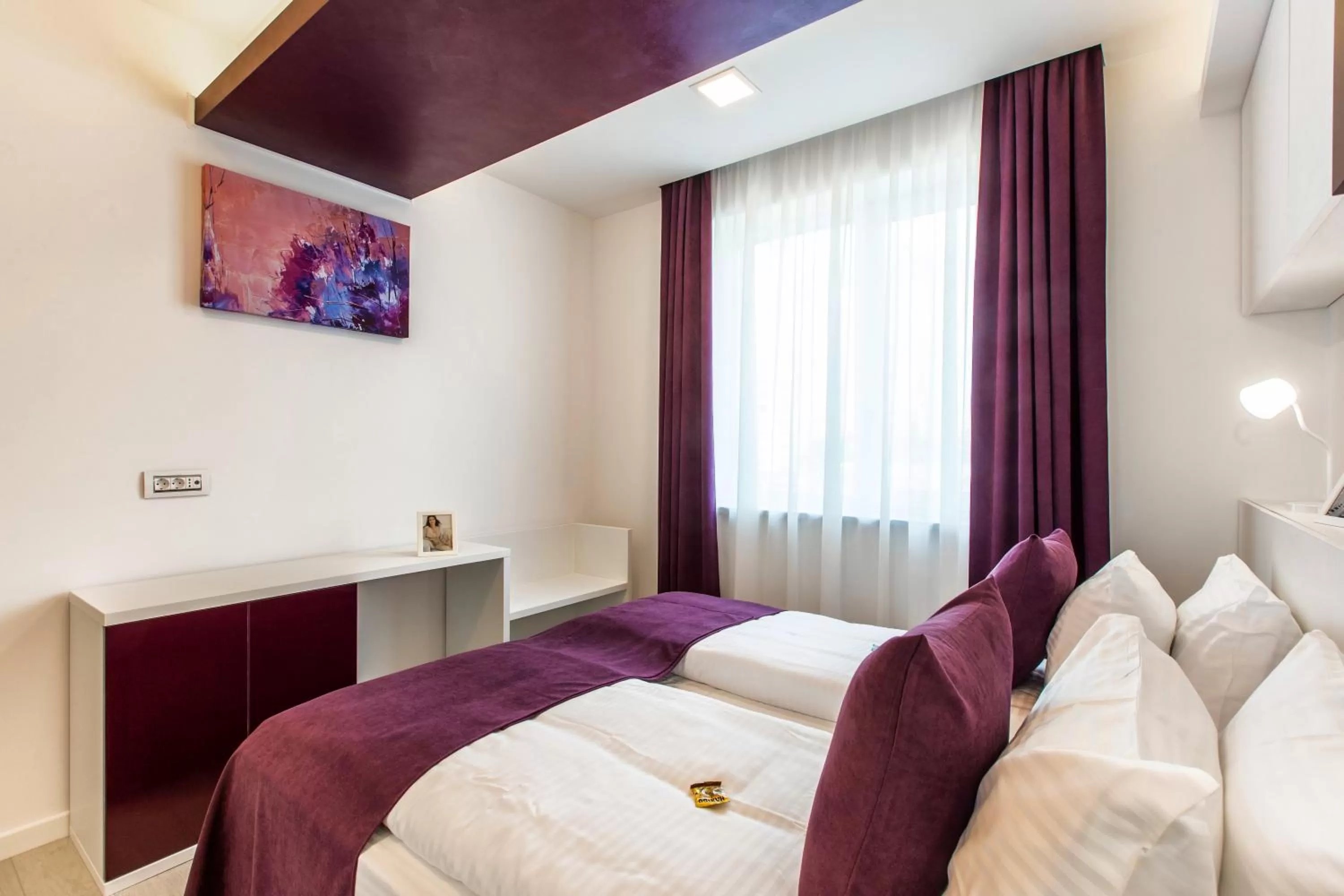 Bed in Mava Apartamente