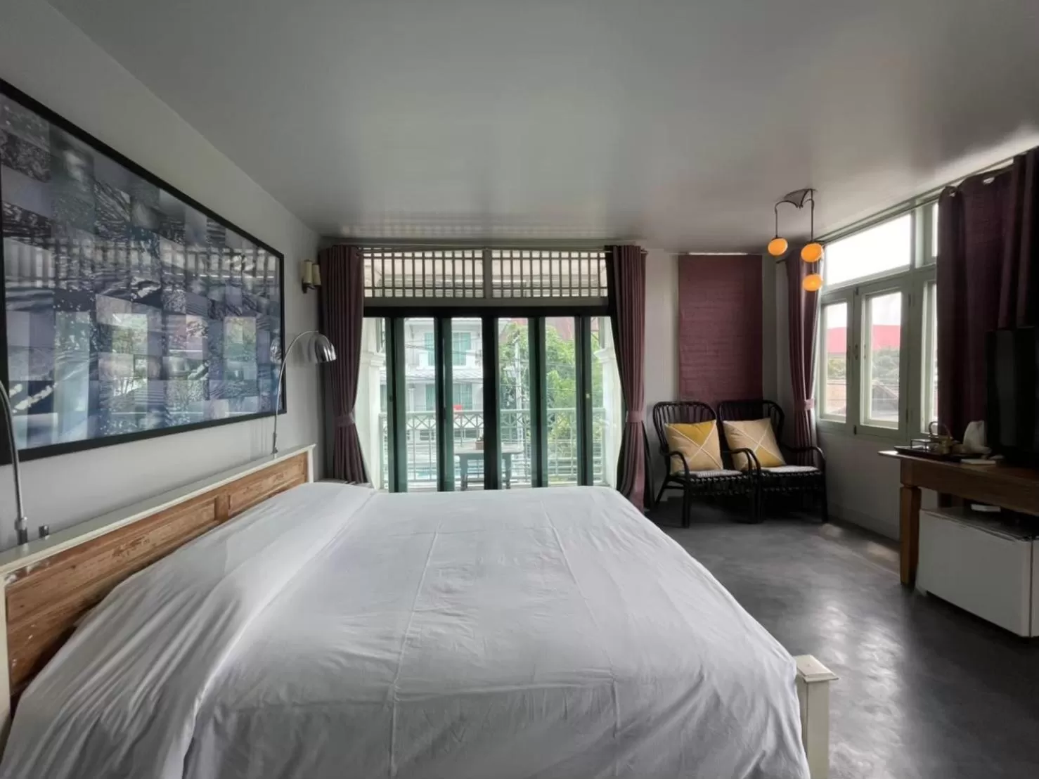 Bed in Villa Duangchampa