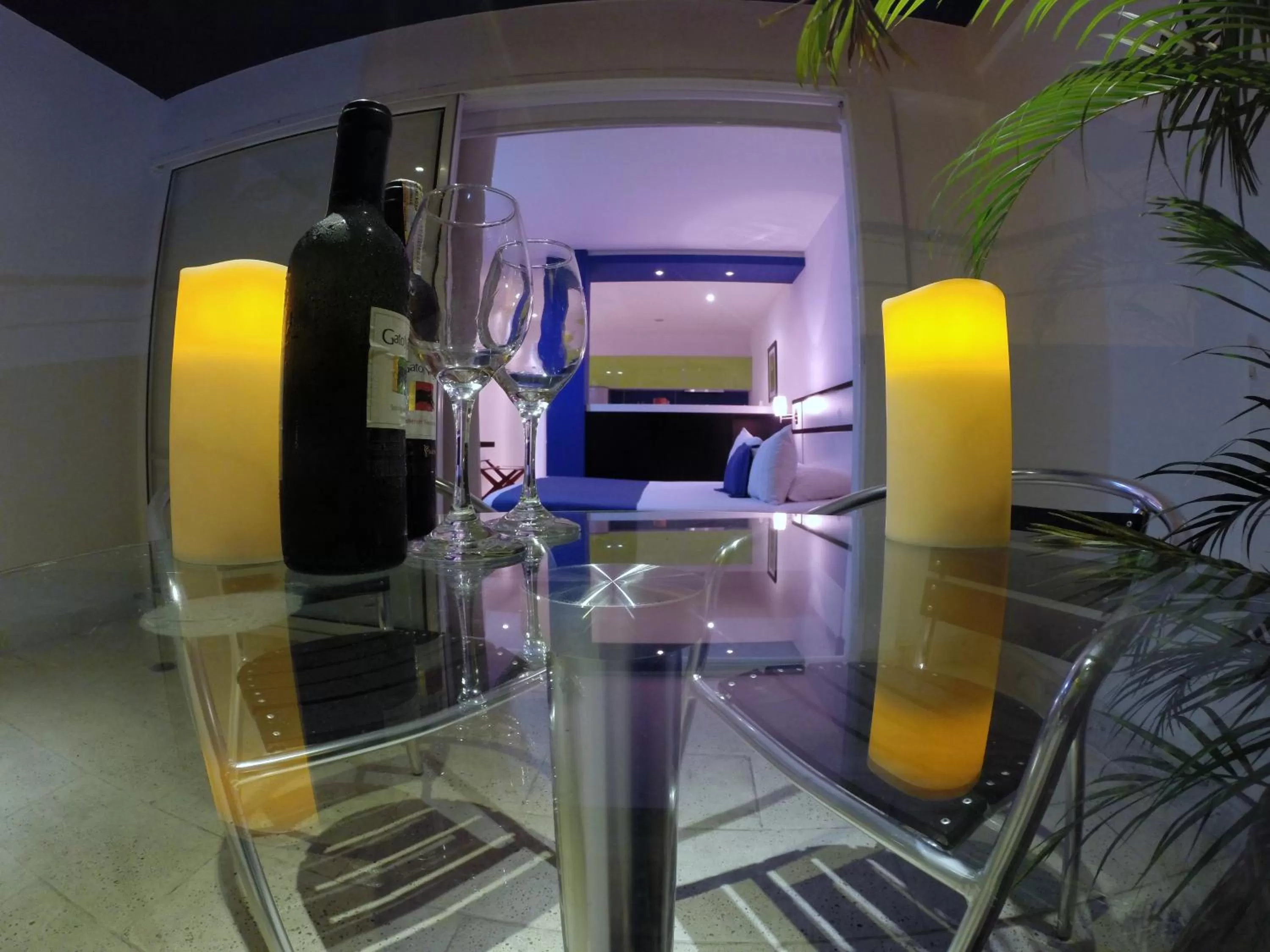 Balcony/Terrace, Bed in Aqua Granada Hotel