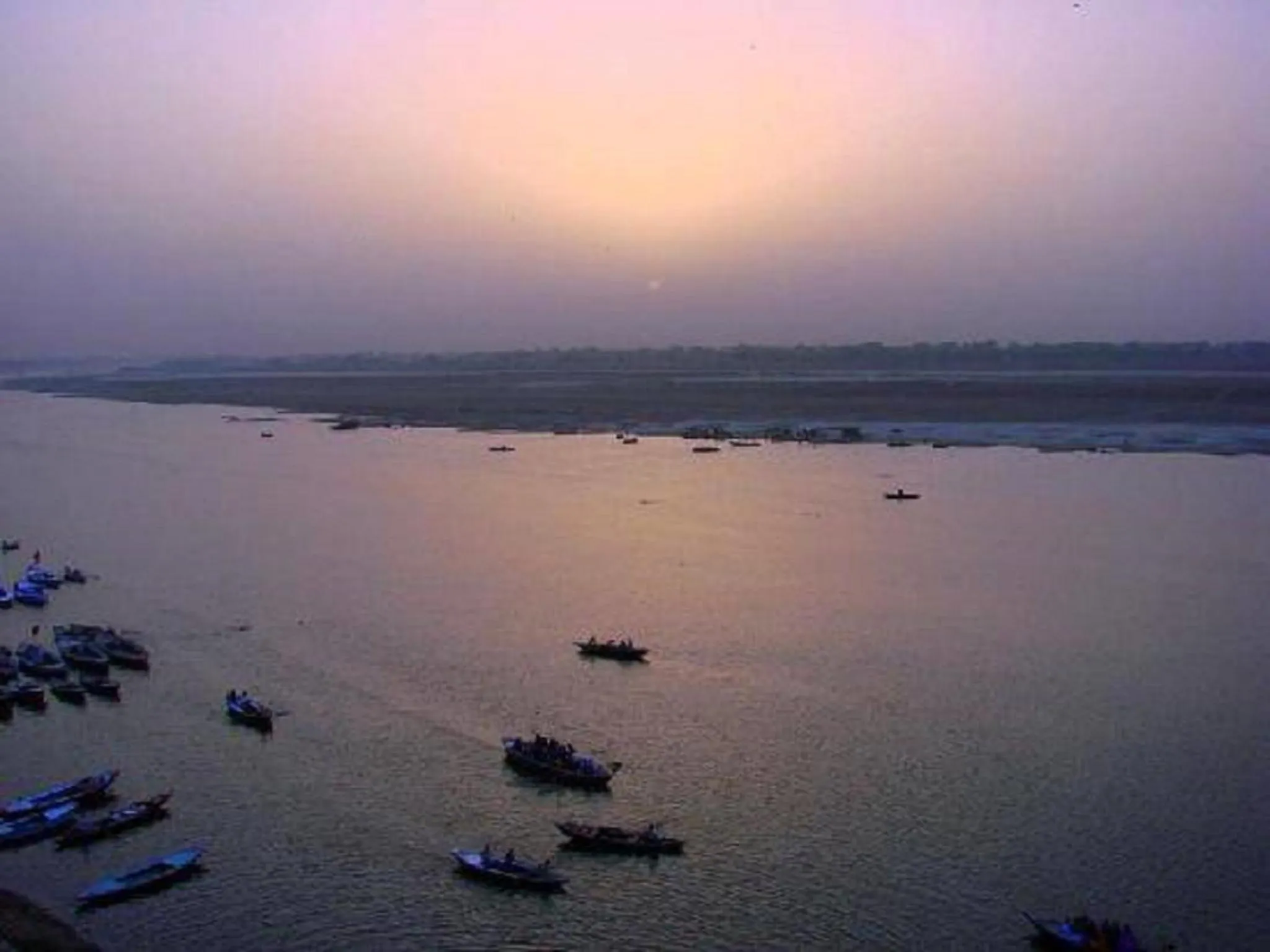 River view, Beach in Hotel Sita (place on the heritage ghats of benaras)