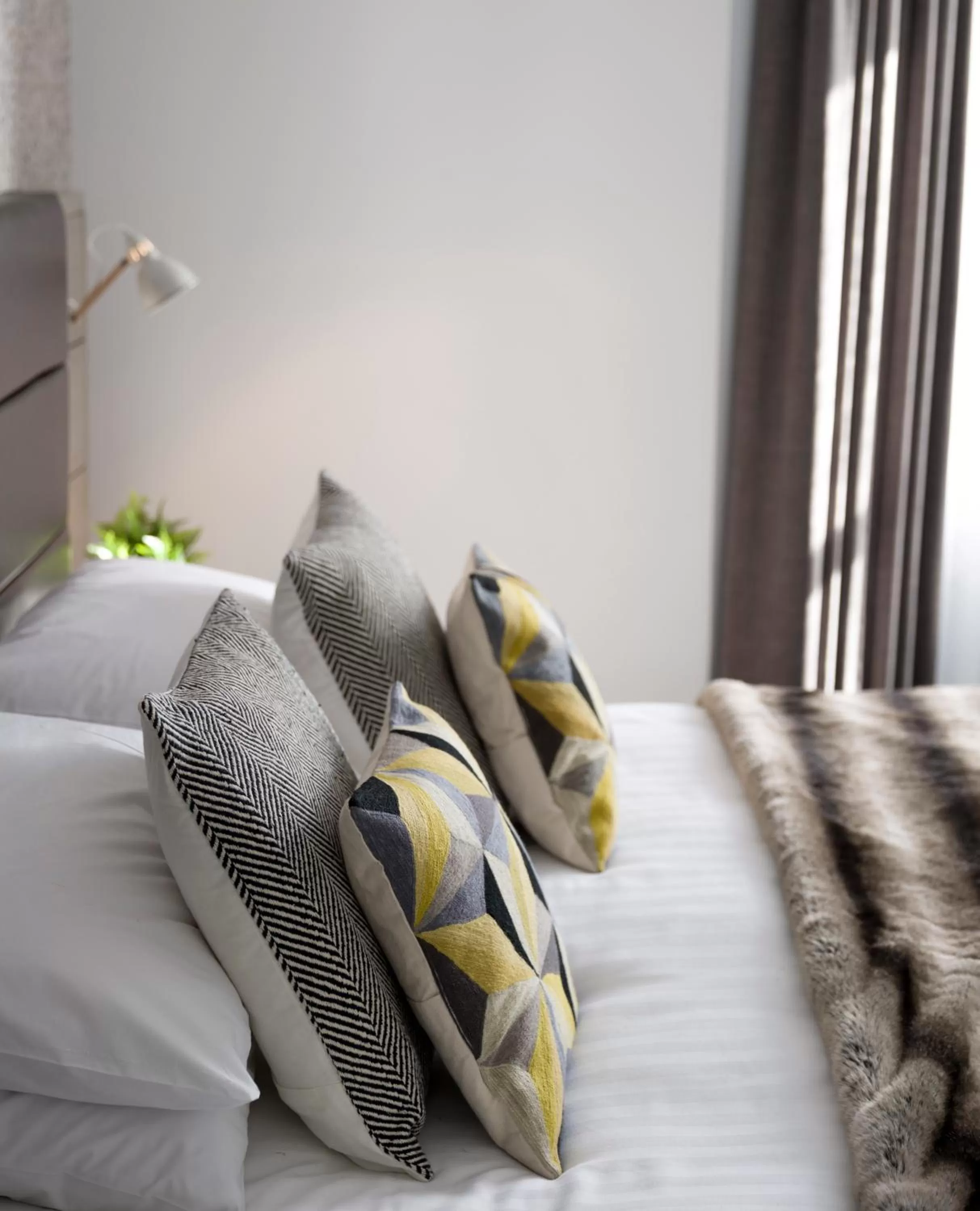 Decorative detail, Bed in Jorvik House