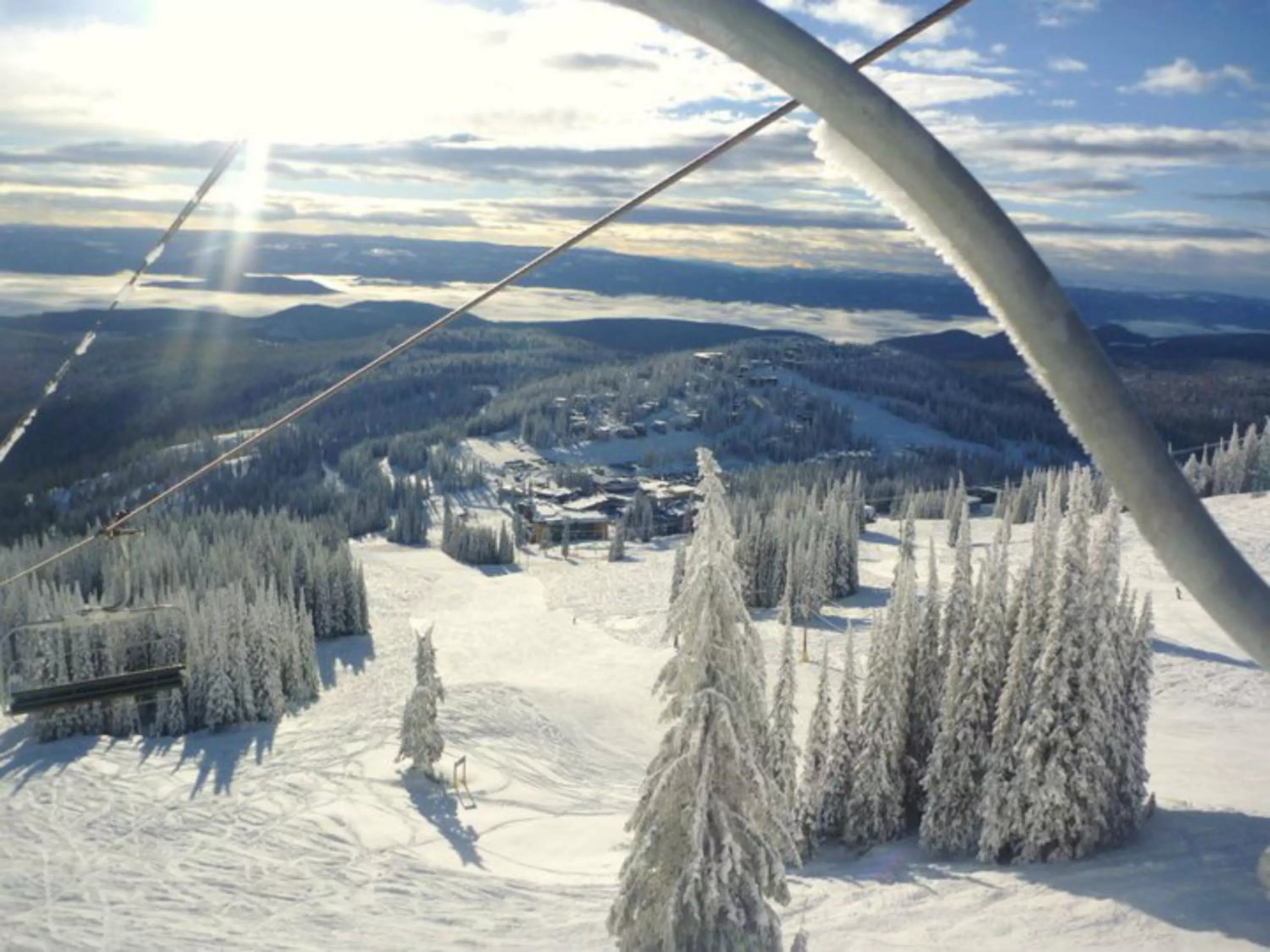 Skiing in The Bulldog Hotel