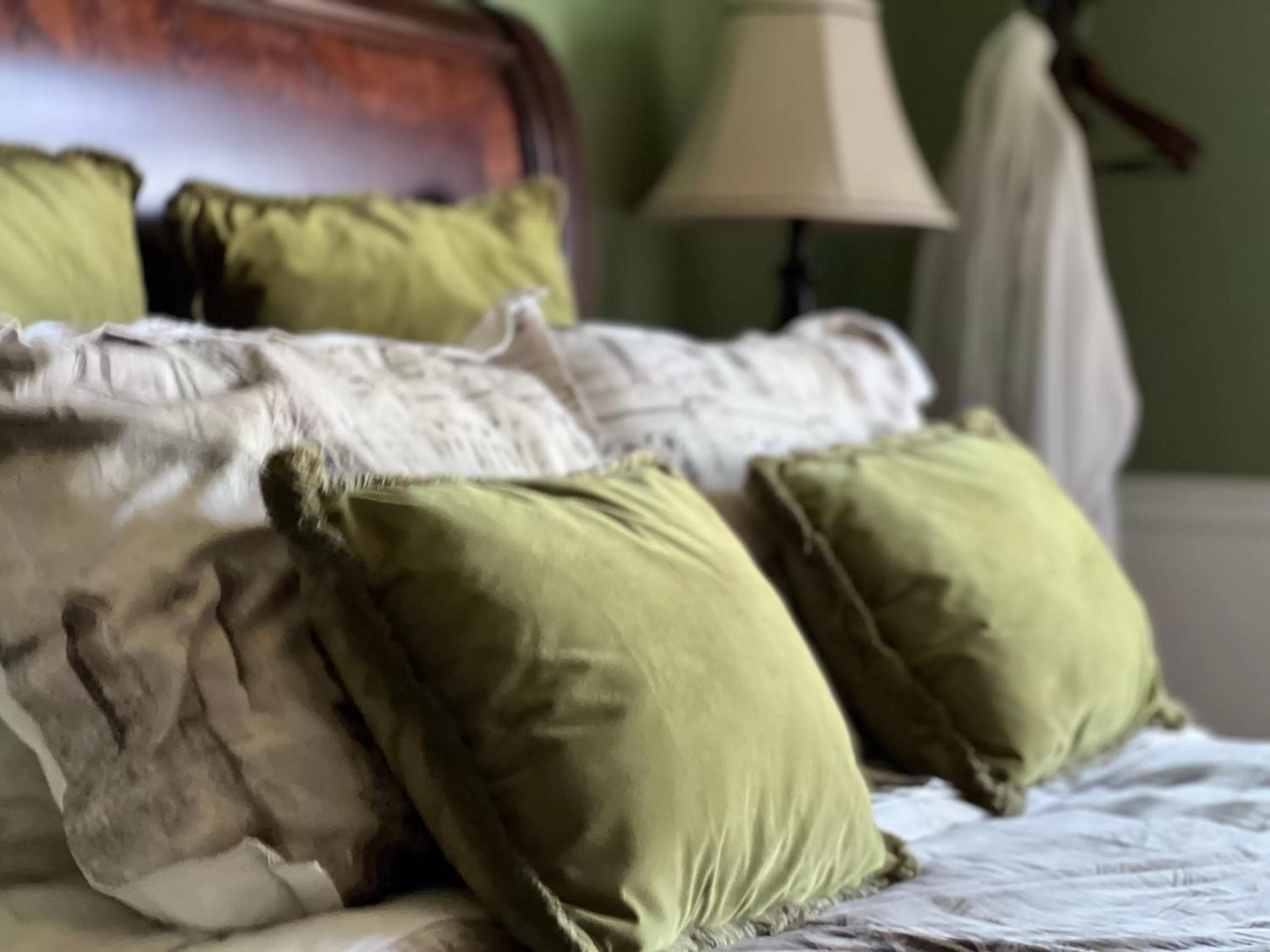 Bed in Gîte du Caméléon