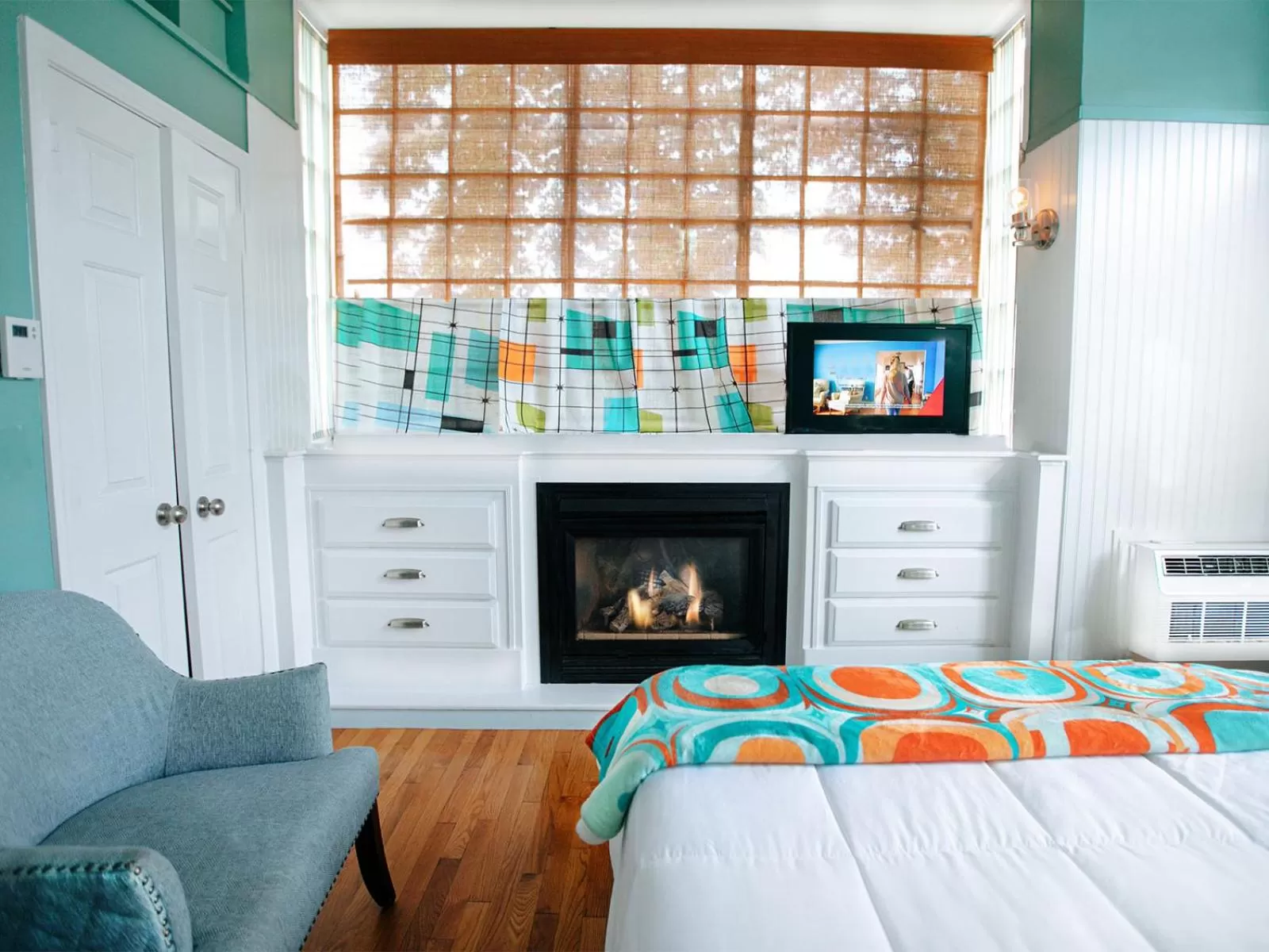 Bed in The Provincetown Hotel at Gabriel's