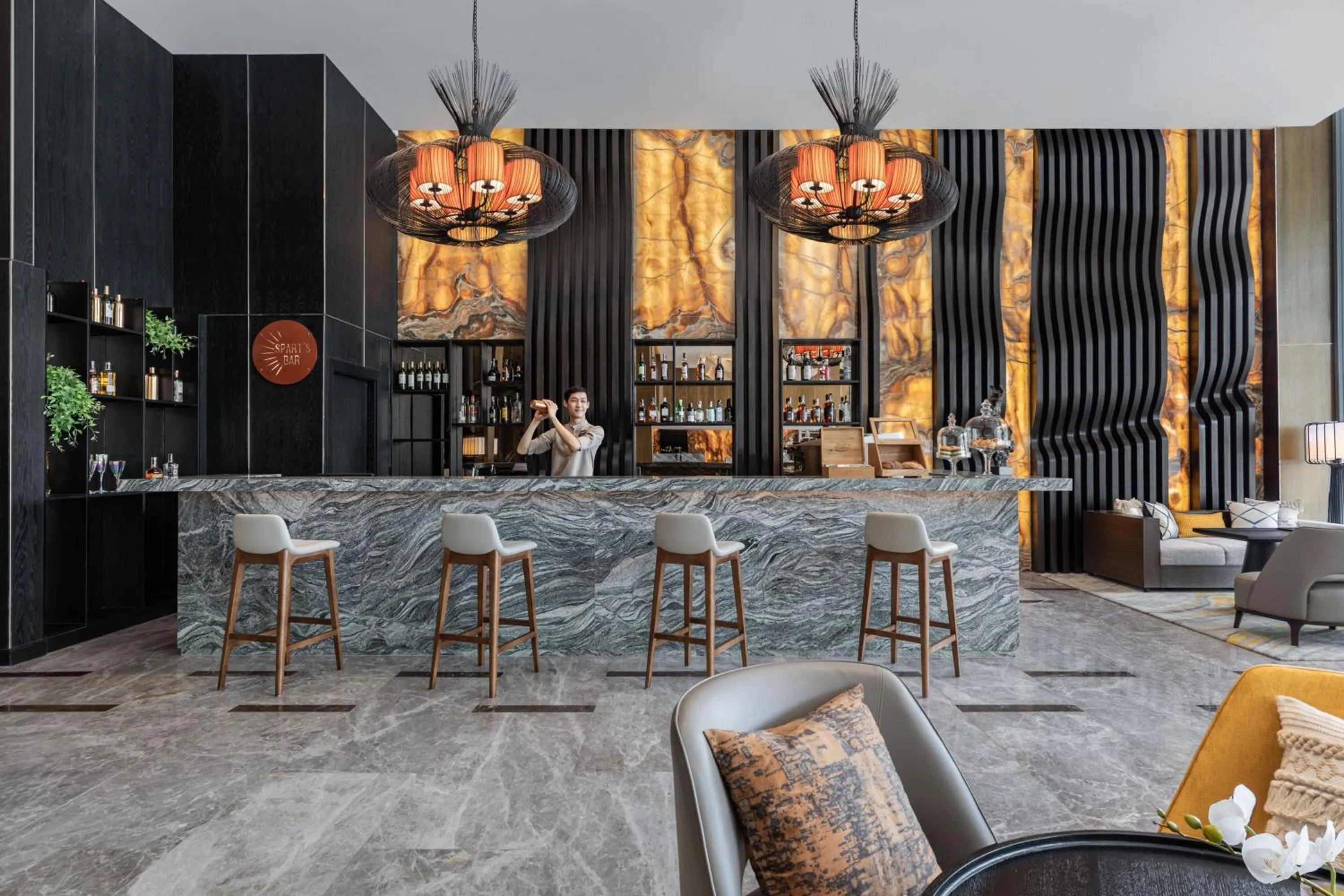 Lounge or bar in Courtyard by Marriott North Pattaya