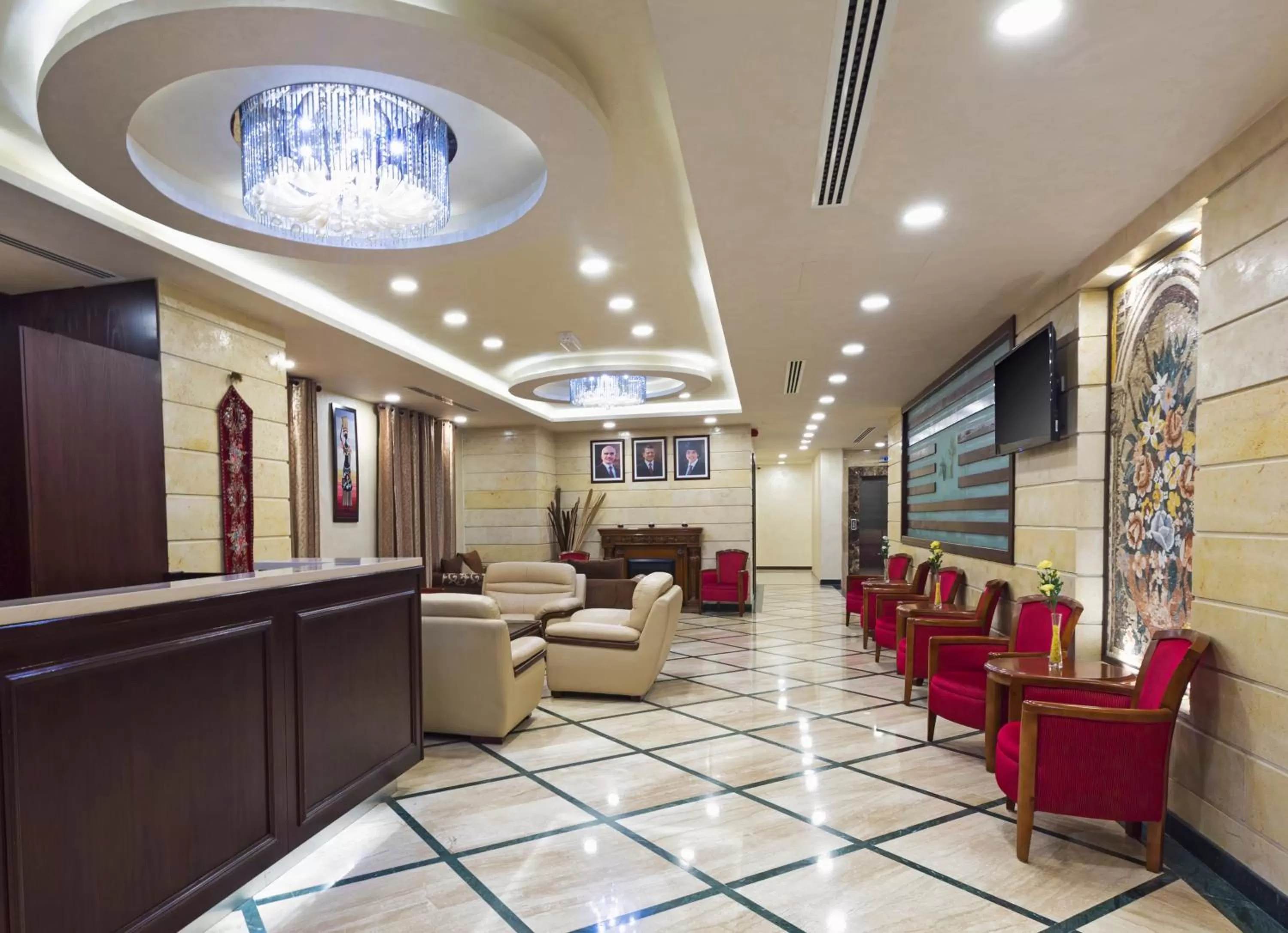 Lobby or reception in Olive Hotel Amman