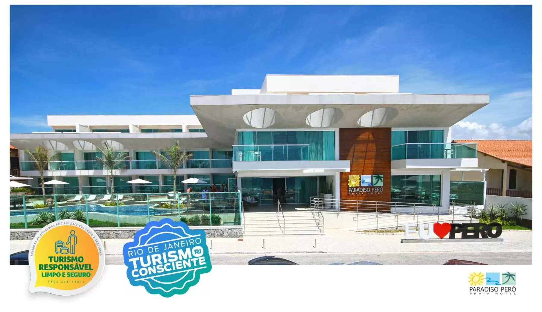 Property building in Paradiso Peró Praia Hotel