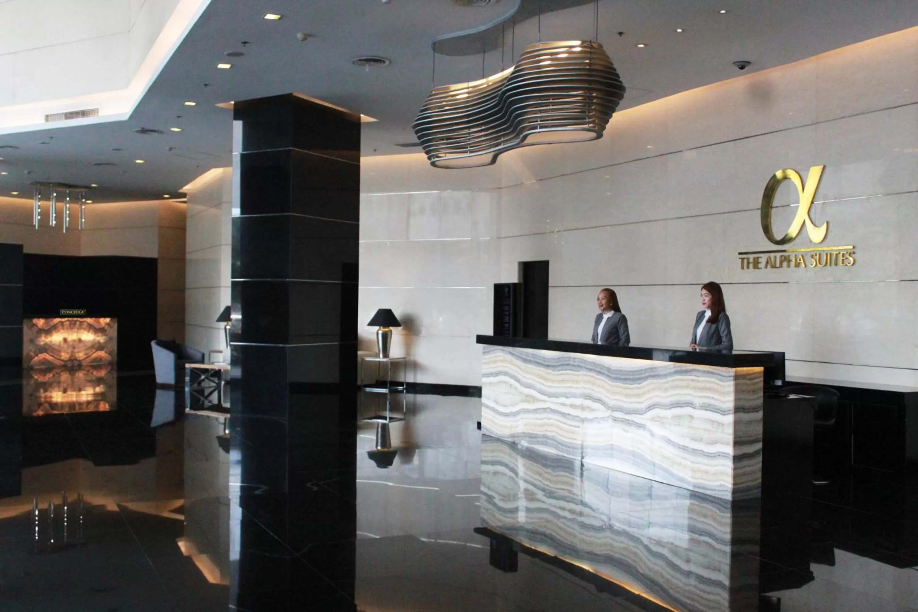 Lobby or reception in The Alpha Suites