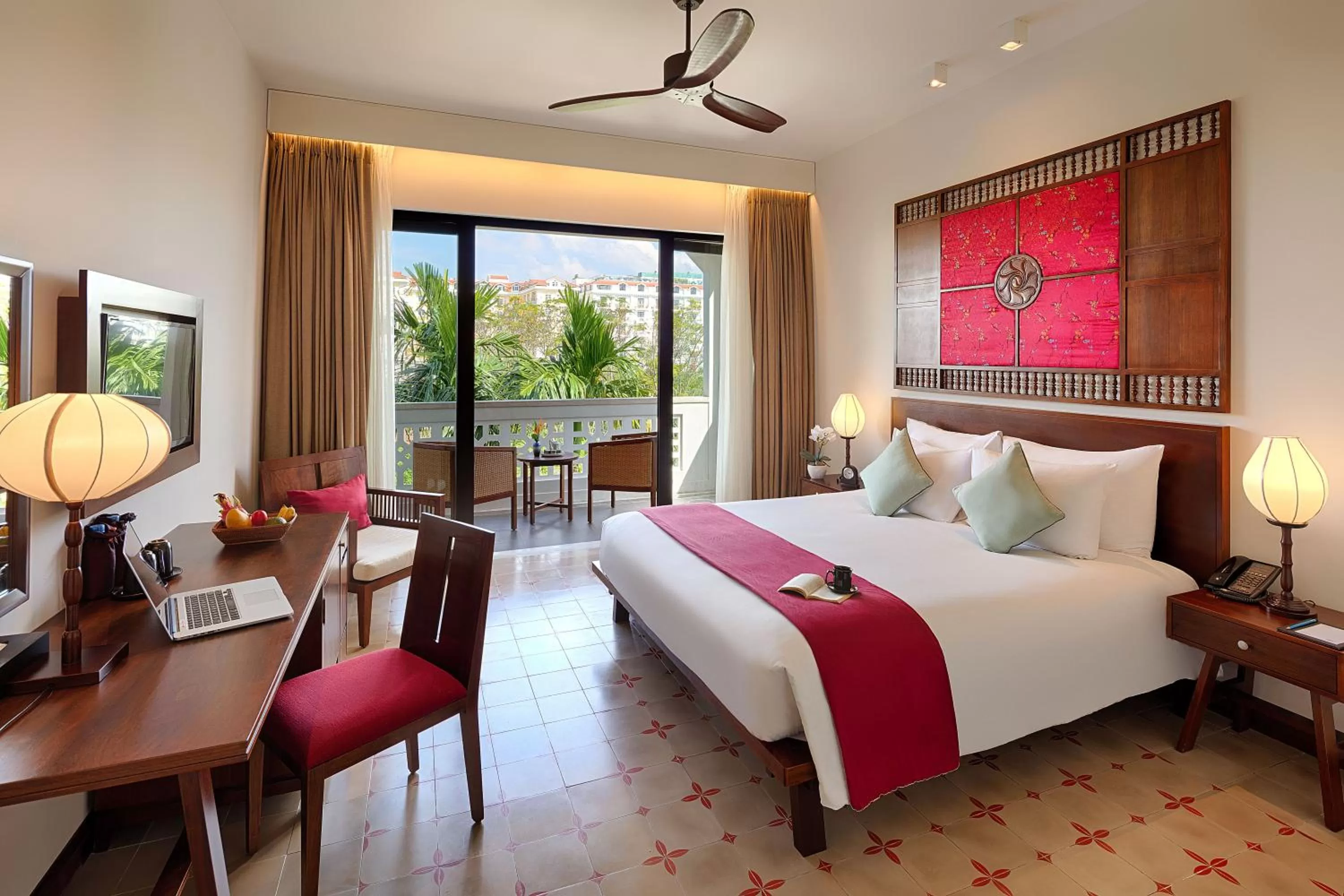 Bed in RiverTown Hoi An Resort & Spa