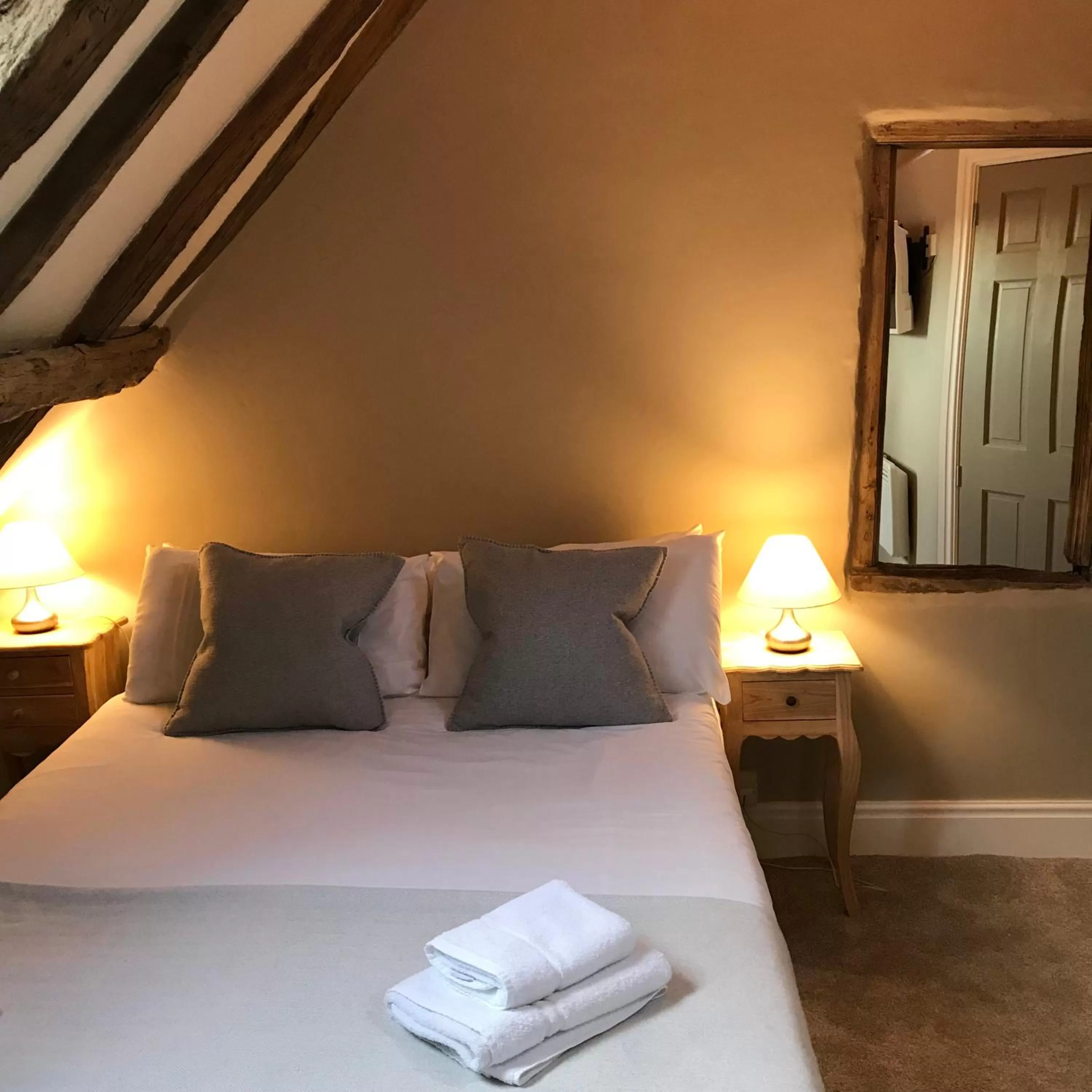 Bed in Galtres Lodge Hotel & Forest Restaurant