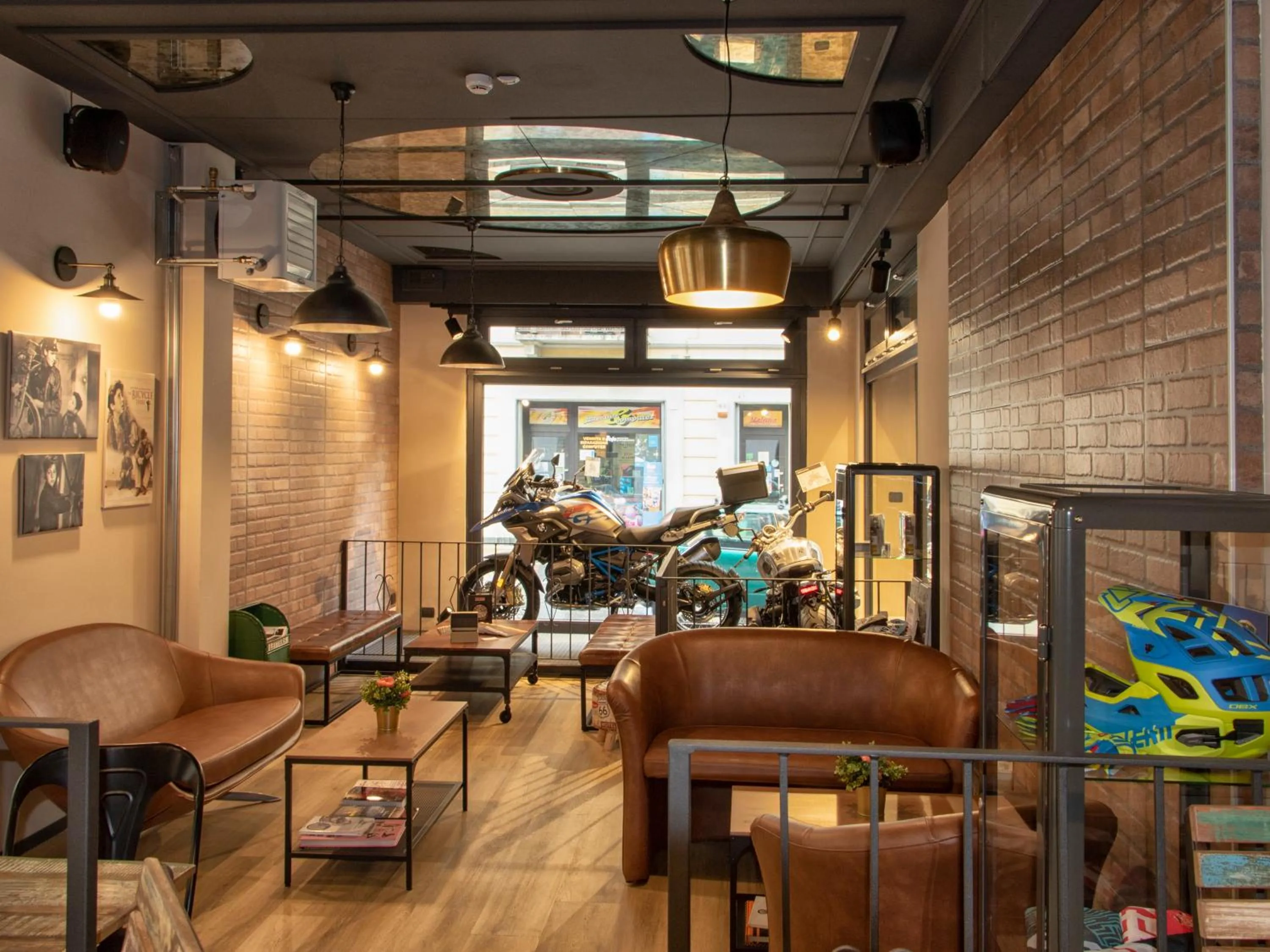 Lobby or reception in Hotel Napoleon Susa