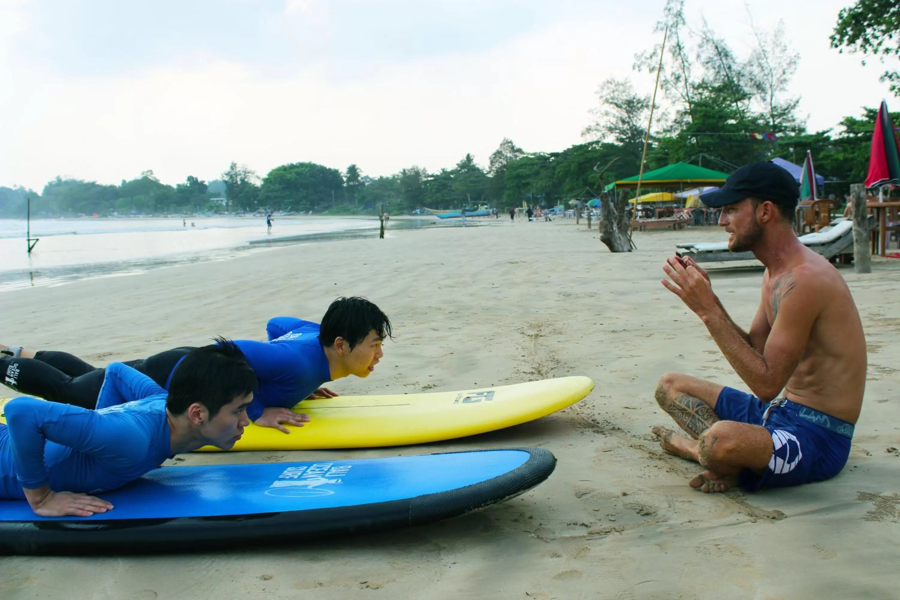 People in Surasa Beach Resort