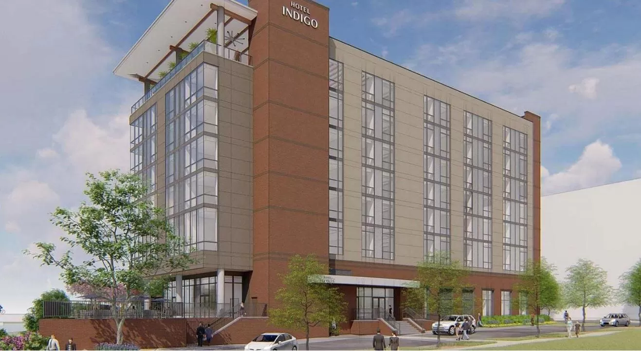 Property building in Hotel Indigo - Columbus at Riverfront Place by IHG