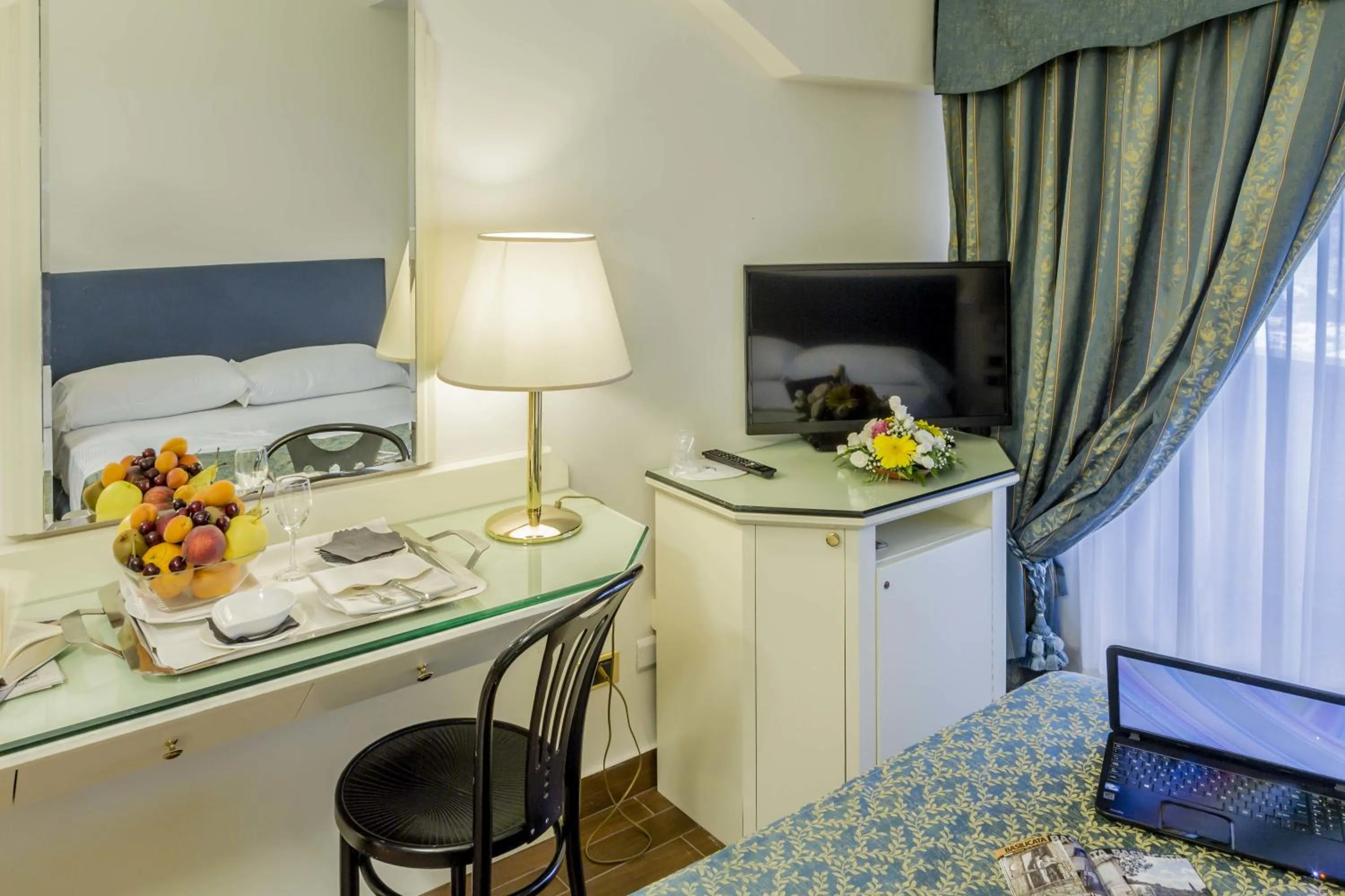 Decorative detail, Bed in Grande Albergo Potenza