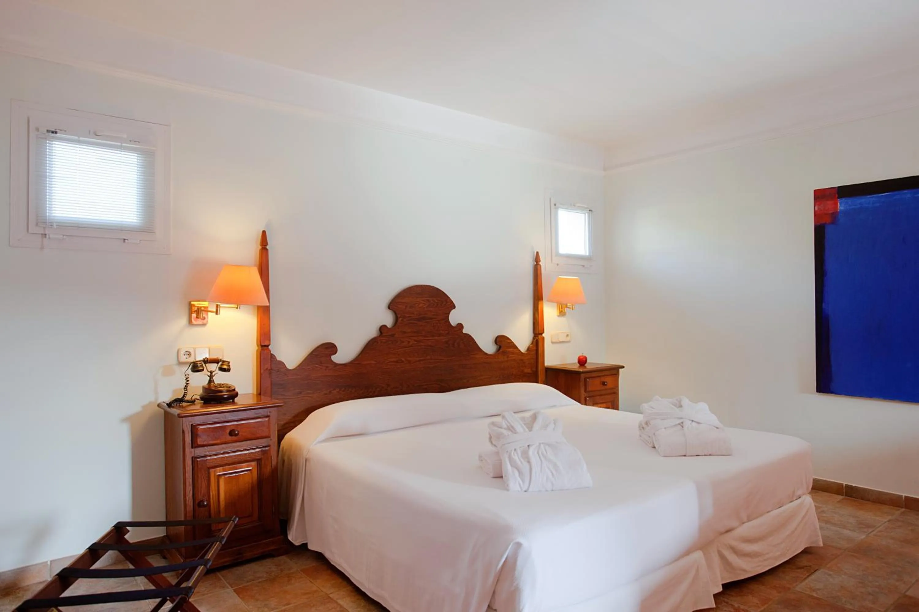 Bedroom, Bed in Hotel Cala Sant Vicenç - Adults Only