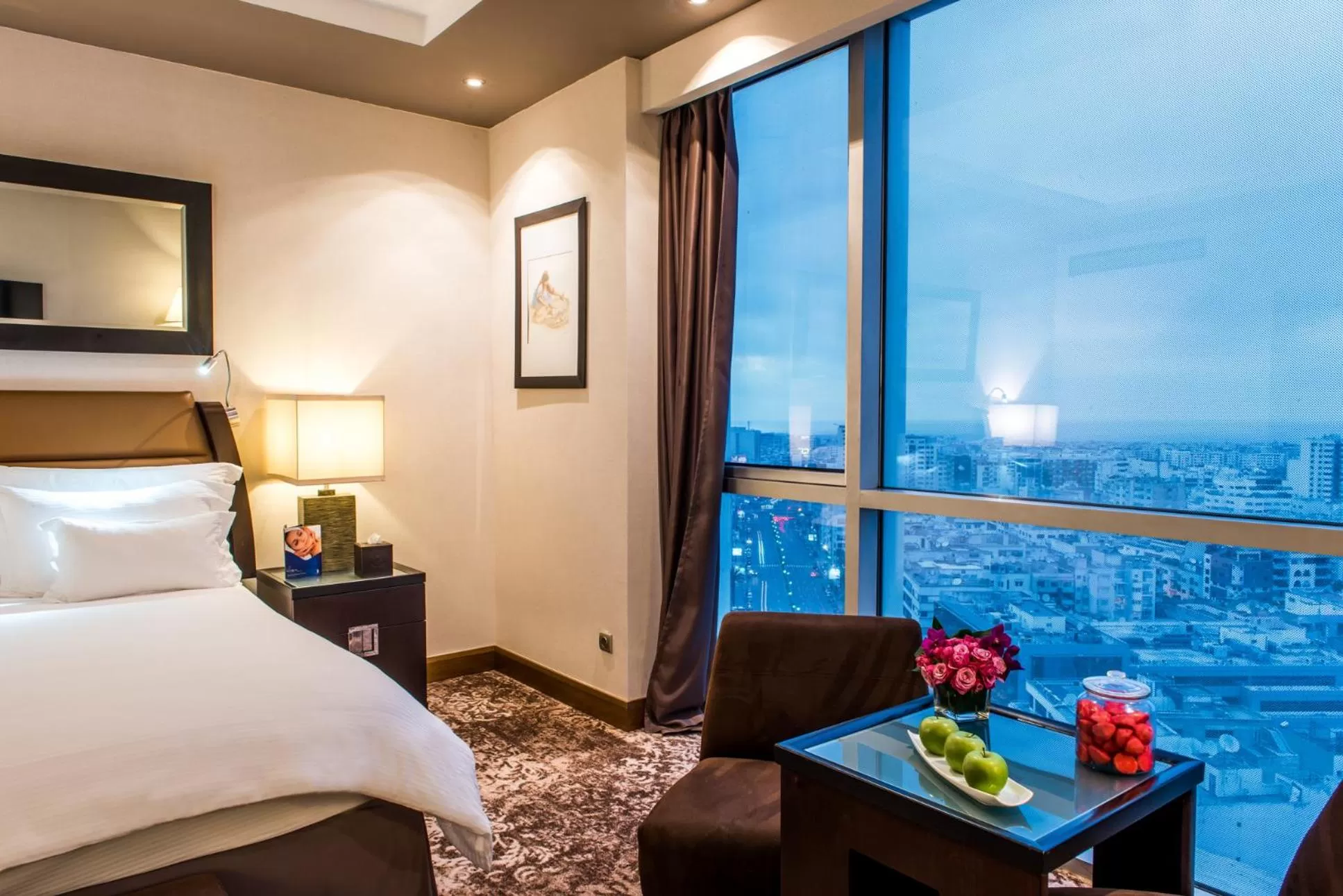 Bed in Kenzi Tower Hotel