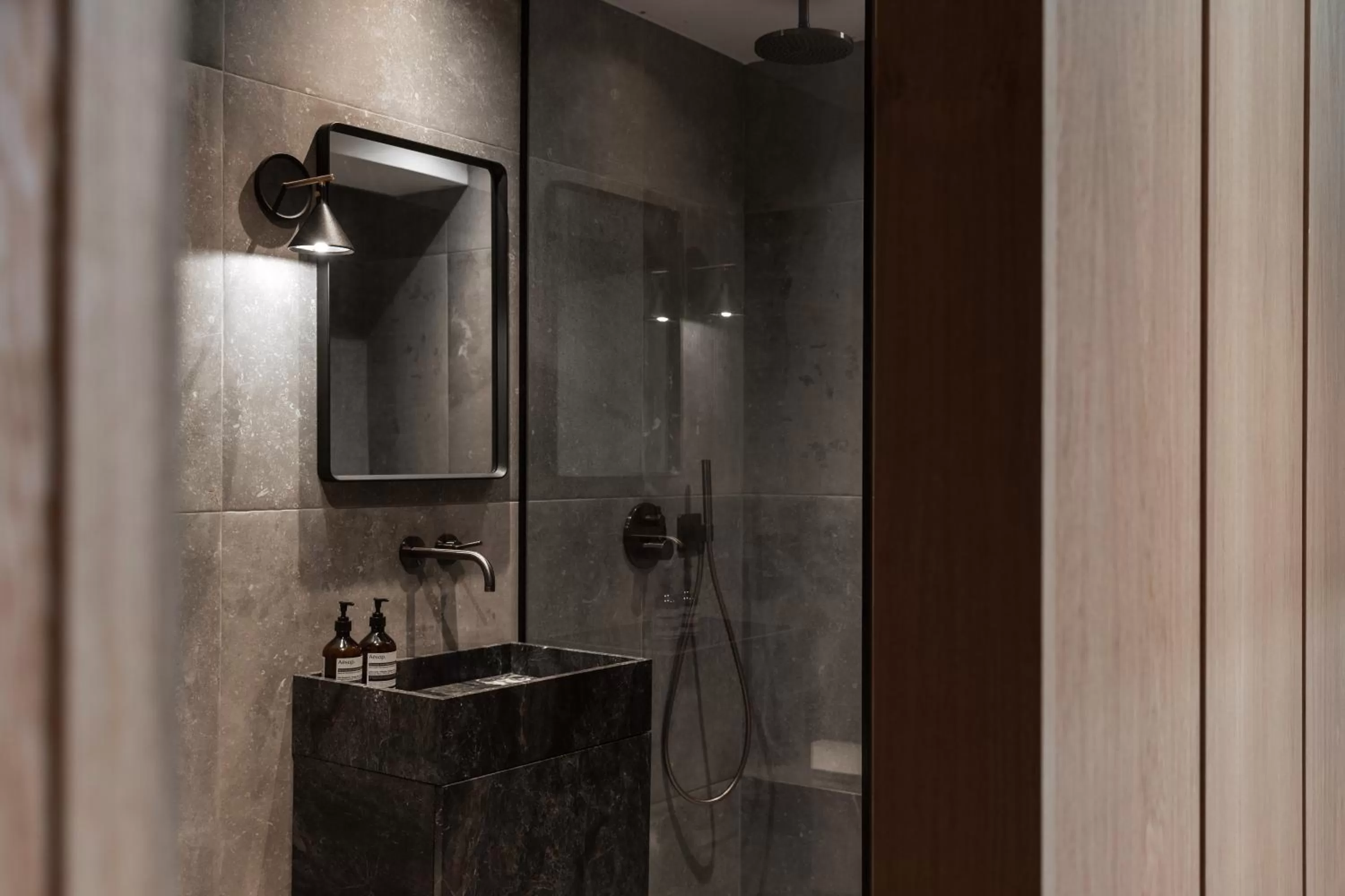Shower in Audo Boutique Hotel