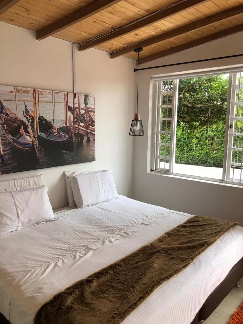 Bed in Hotel Casa Madero