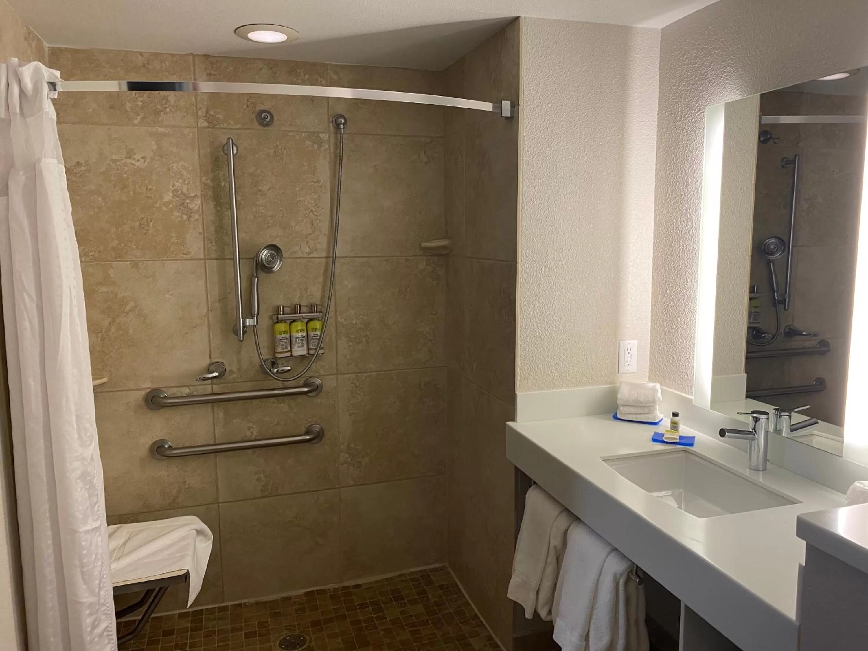 Shower in Holiday Inn Express & Suites Albuquerque Historic Old Town by IHG