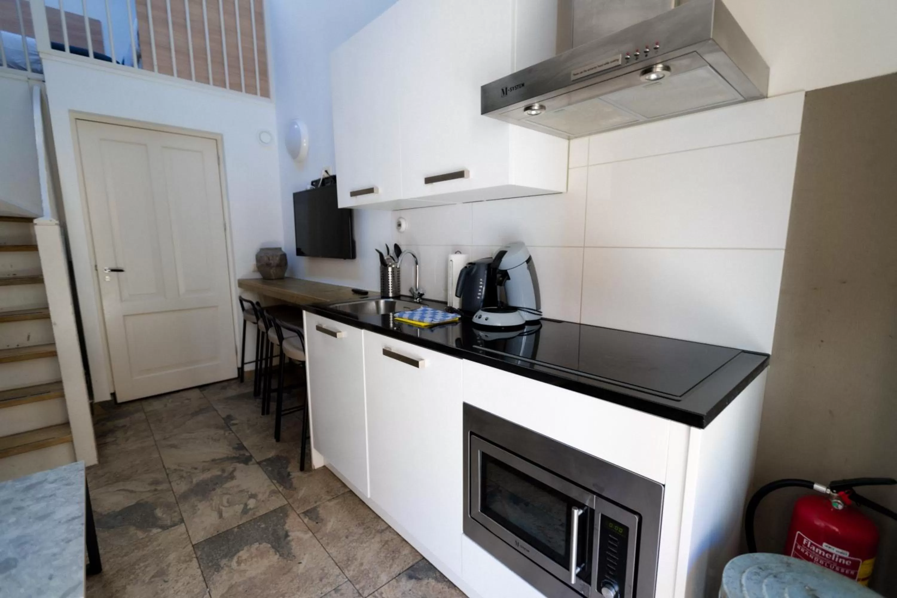 kitchen in Plantage Garden Apartments