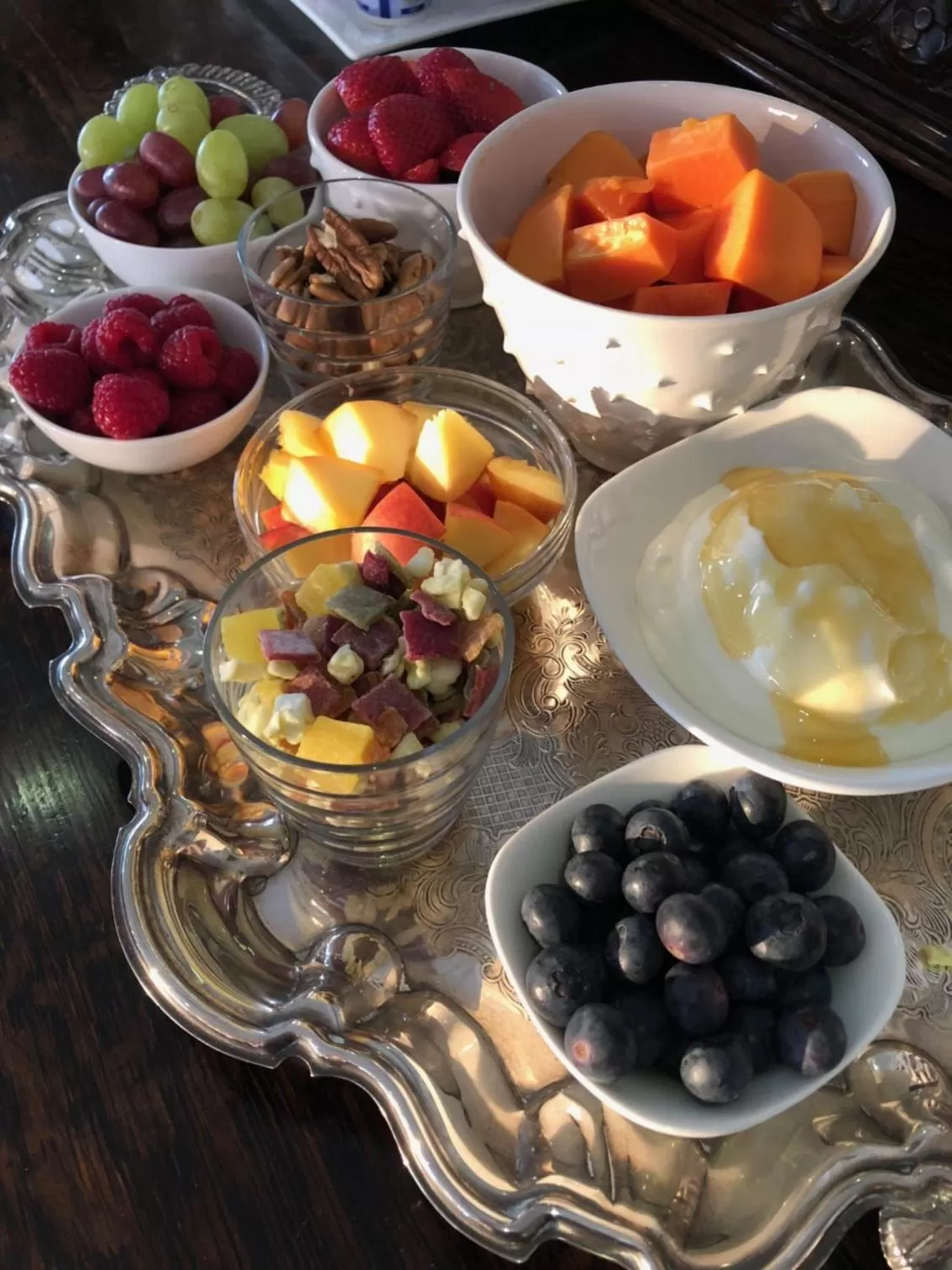 Breakfast in Sneezewood Farm Bed&Breakfast and Self-Catering Cottage