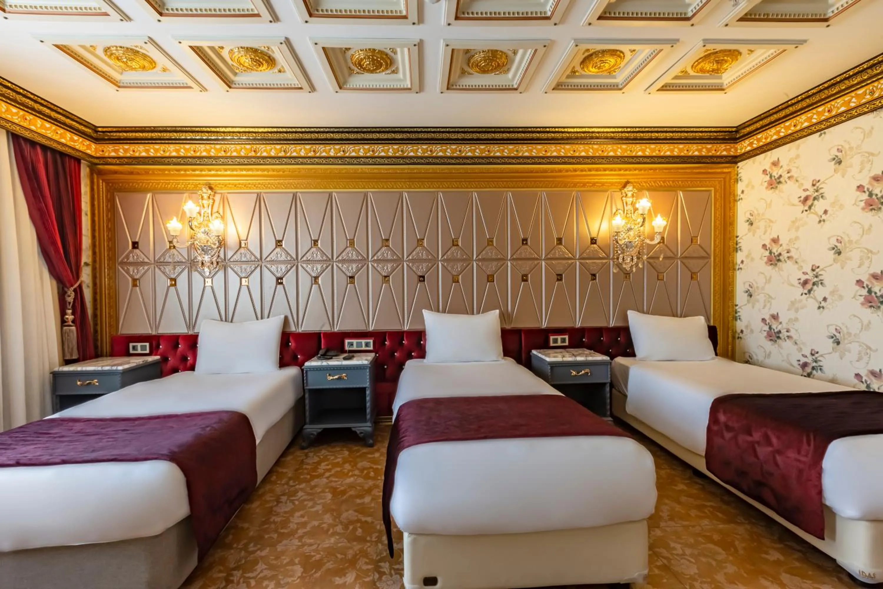 Bed in Laleli Blue Marmaray Hotel