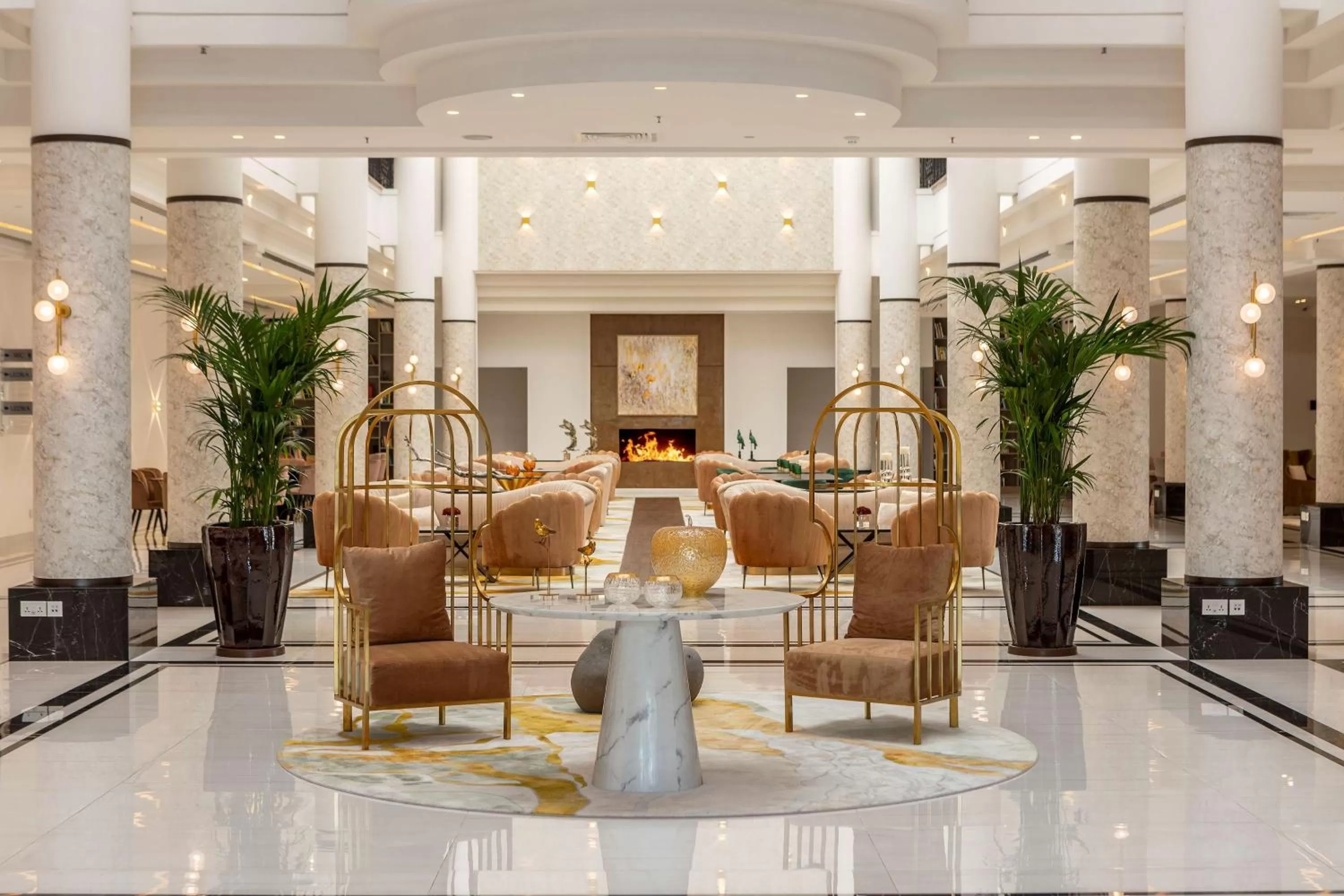 Lobby or reception in Hilton Nicosia
