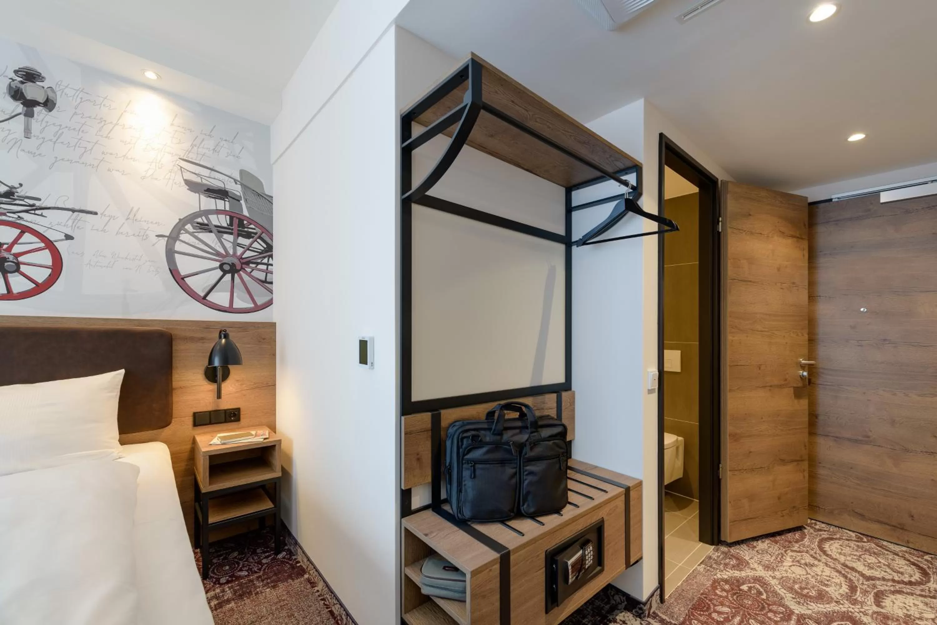 Decorative detail, Bed in ibis Styles Coburg