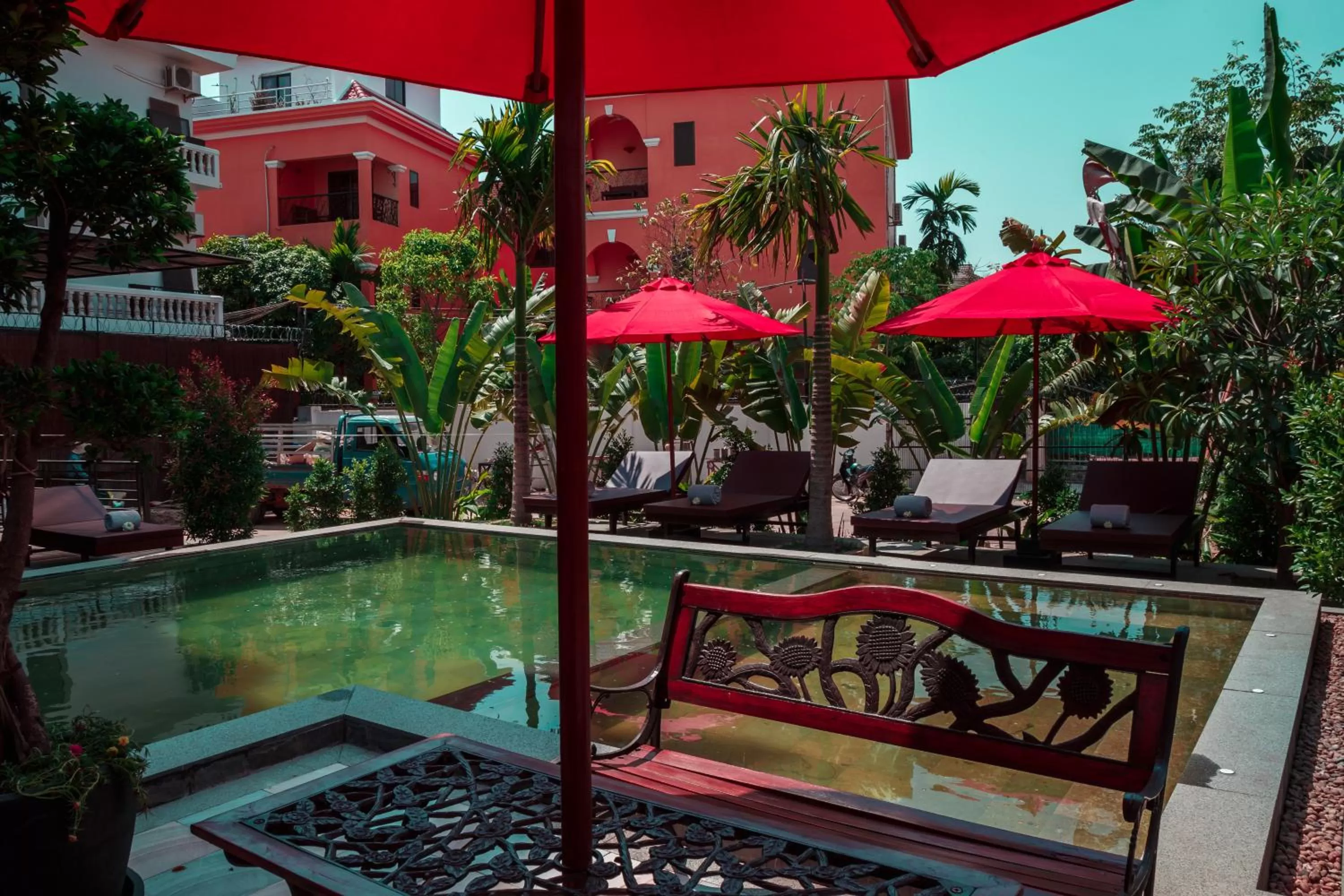 Swimming pool in BB Angkor Residence
