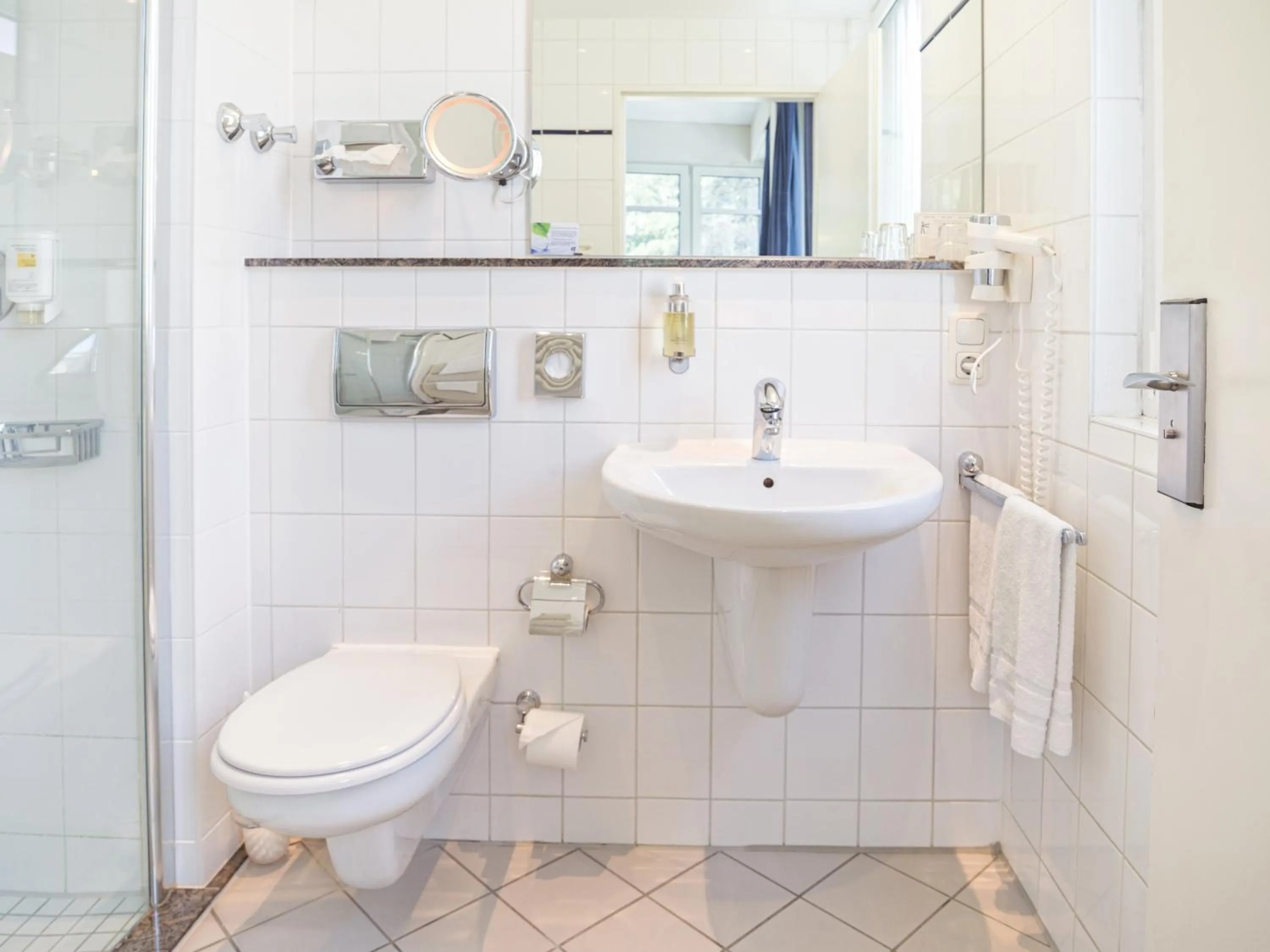 Shower in Hotel Berlin Mitte by Campanile