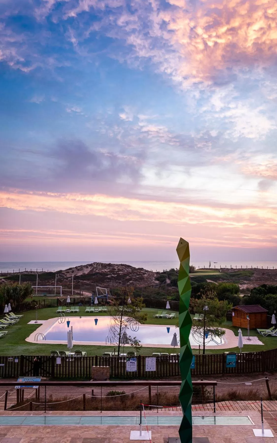 Pool view in Parador de El Saler