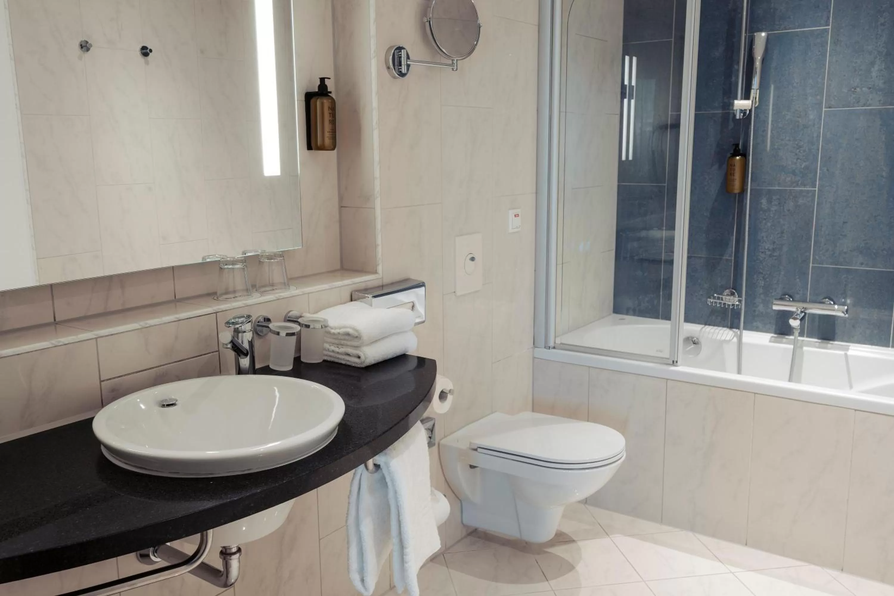 Shower in Doubletree by Hilton Ljubljana