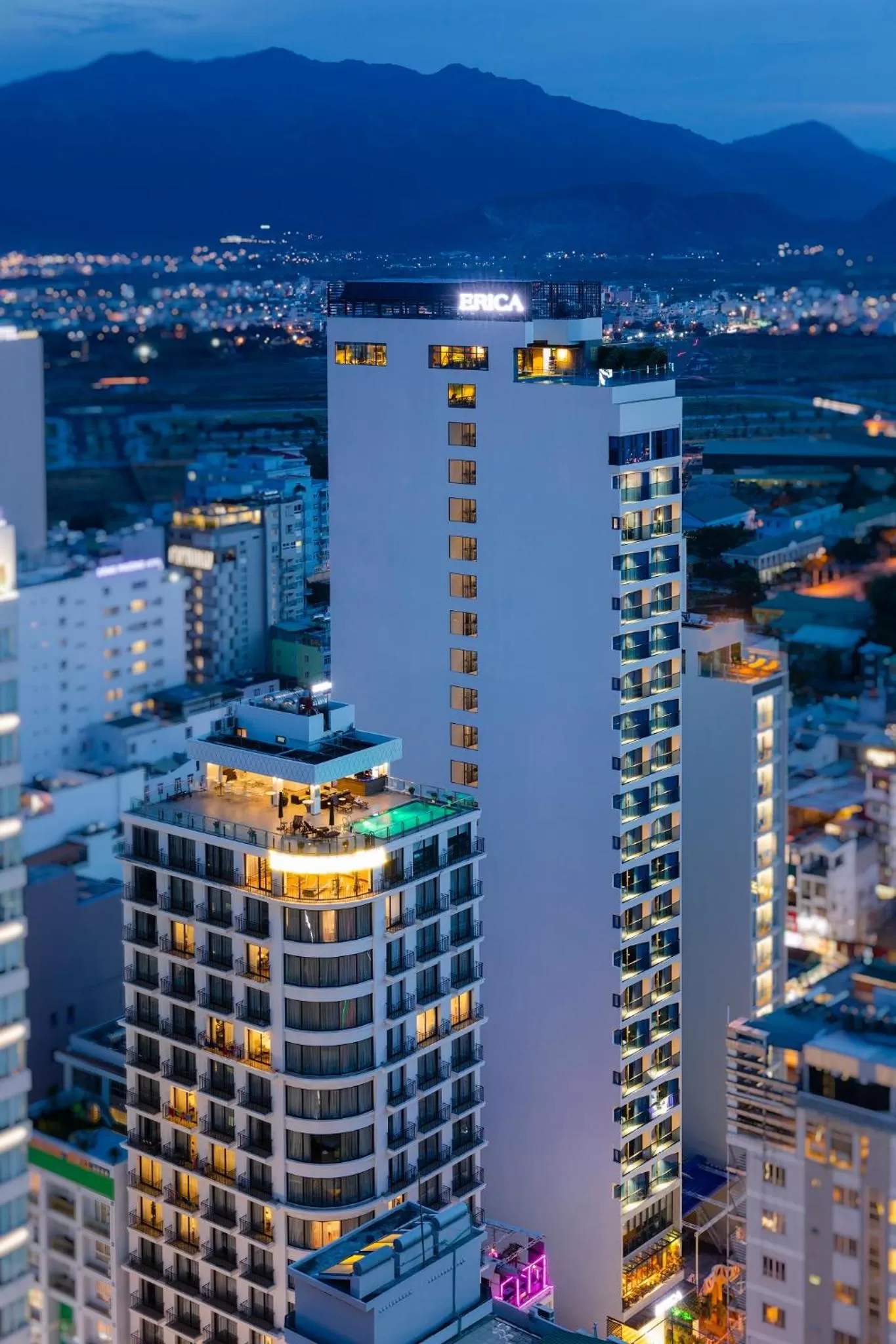 Bird's eye view in Erica Nha Trang Hotel