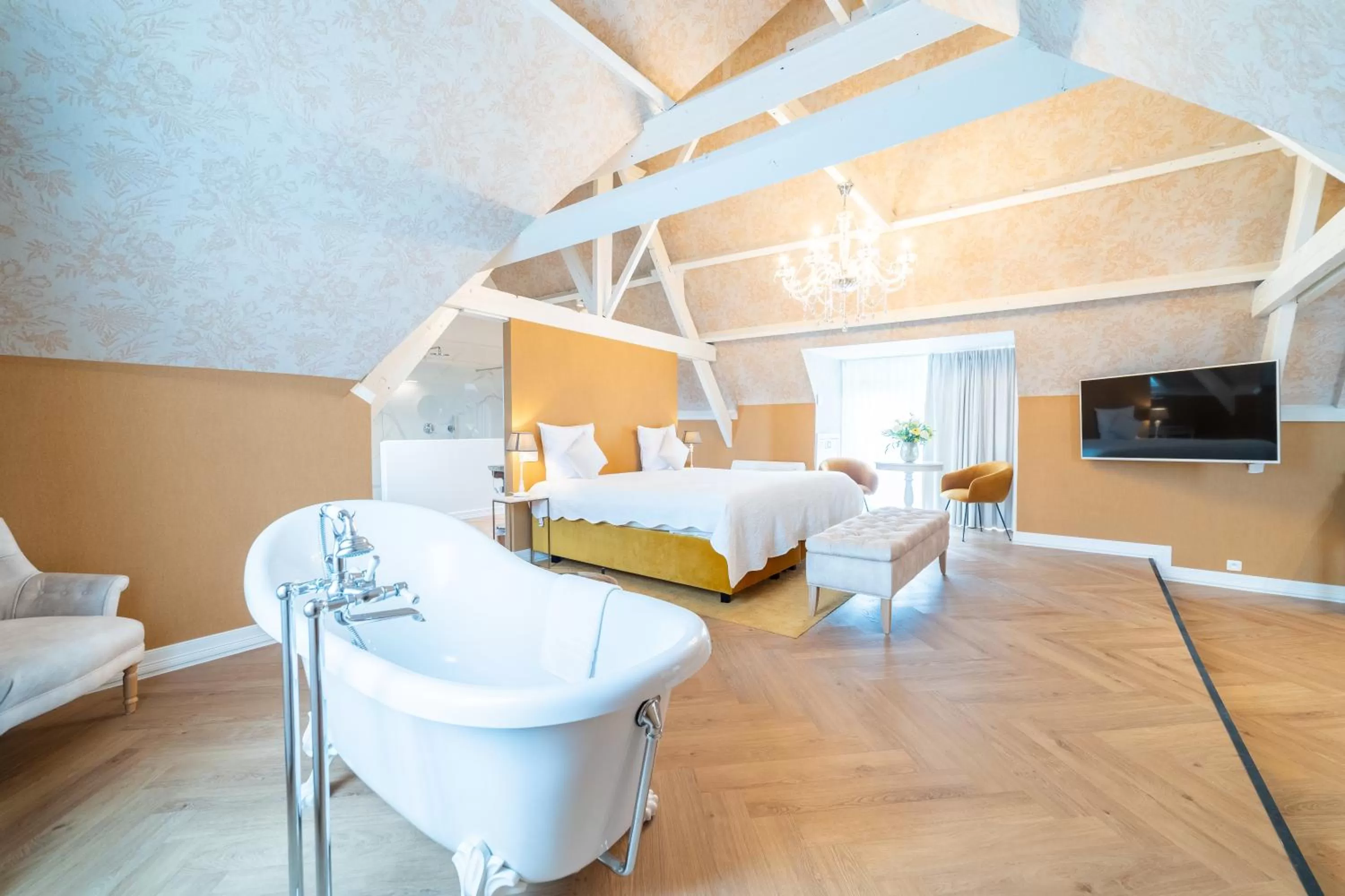 Bedroom, Bed in Grand Hotel Normandy by CW Hotel Collection