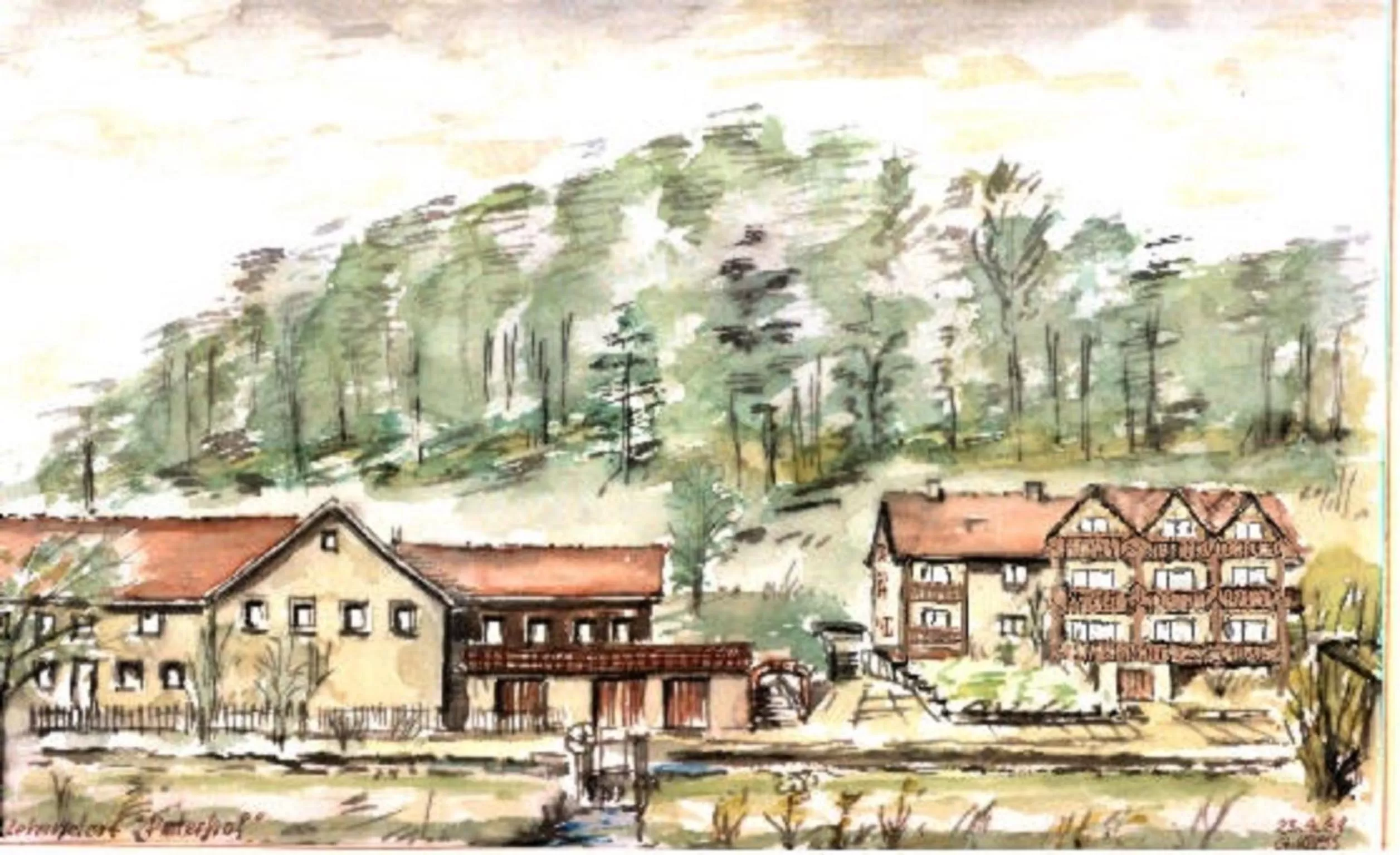 Property building in Landgasthof Peterhof