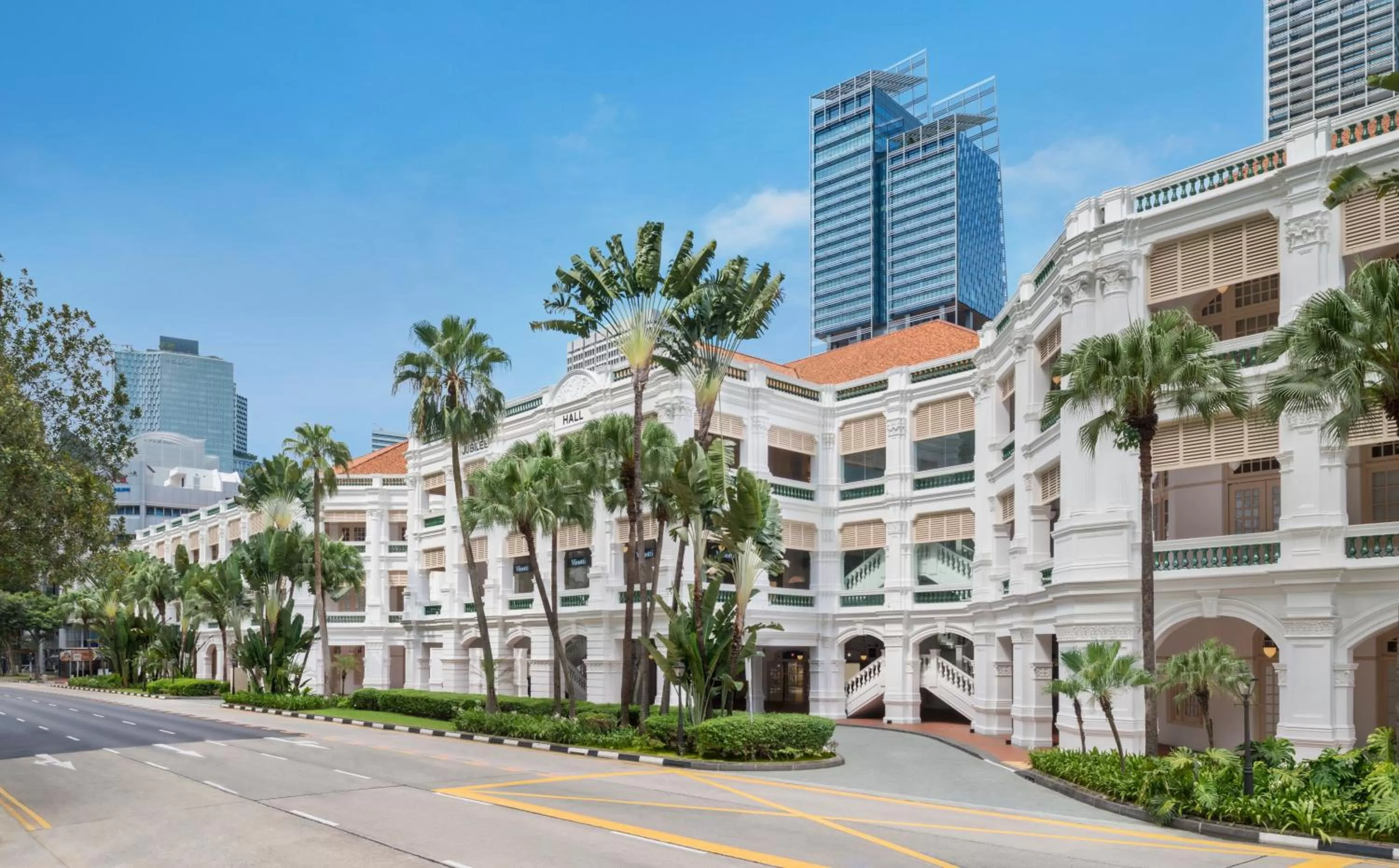 Street view in Raffles Singapore